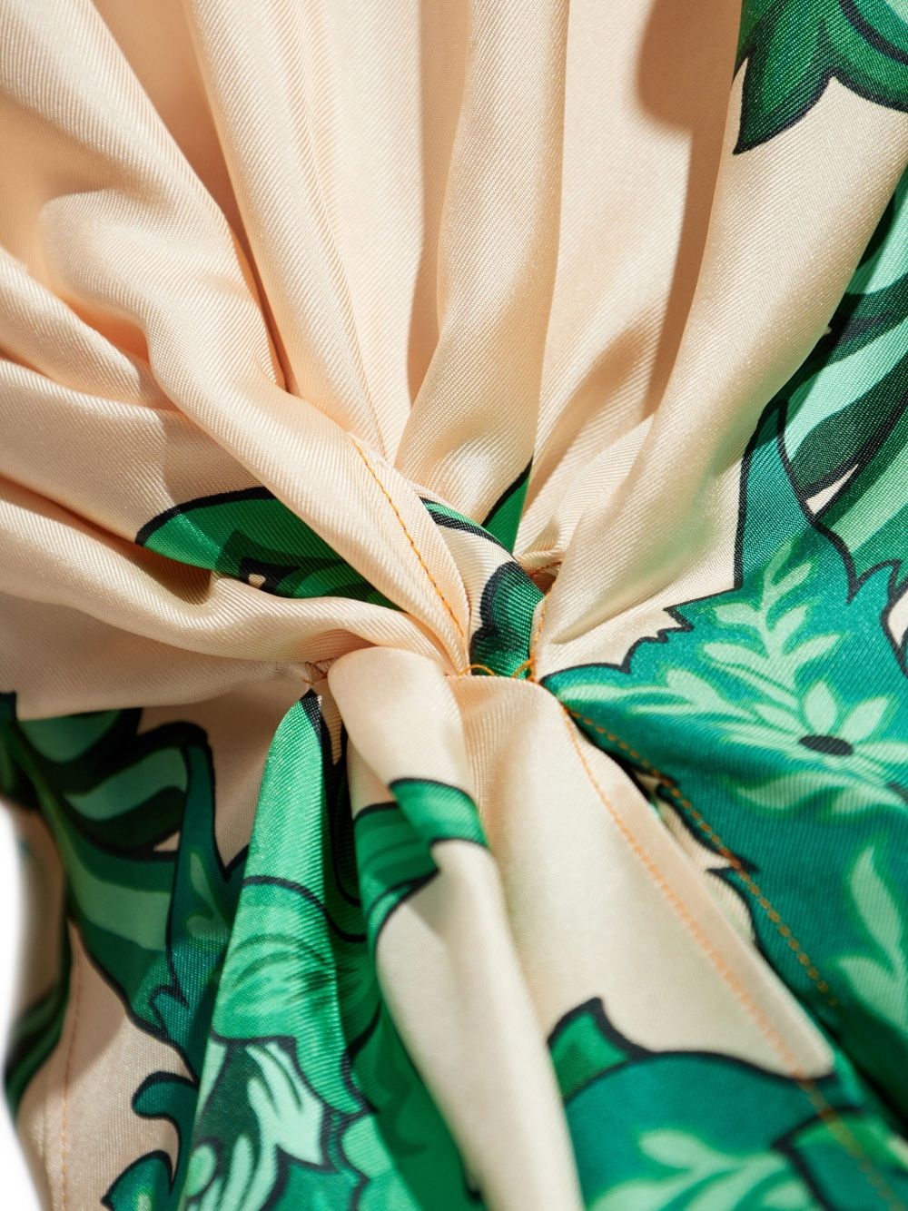 floral-print silk shirt - 5