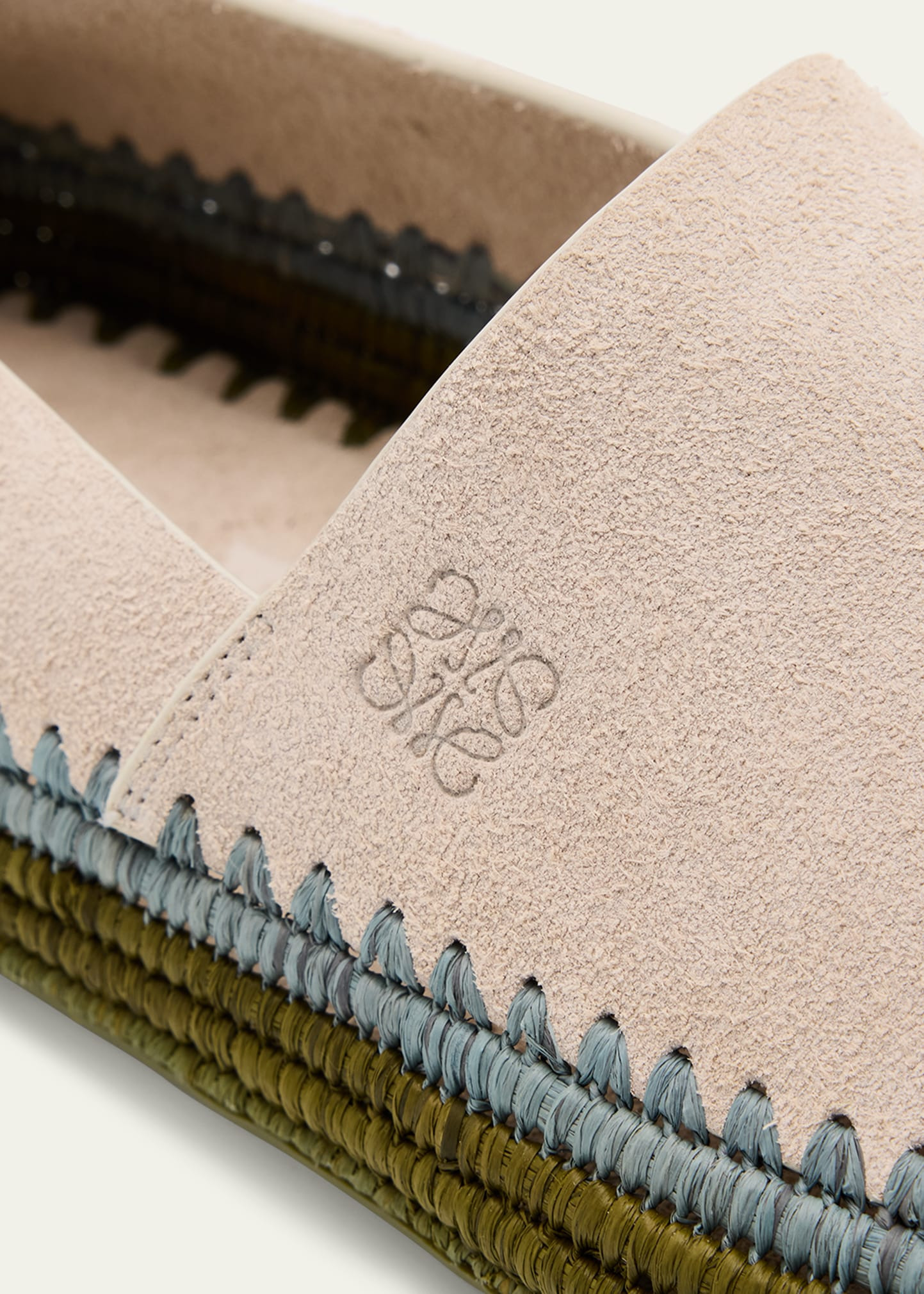 Men's Rio Suede and Raffia Espadrilles - 5