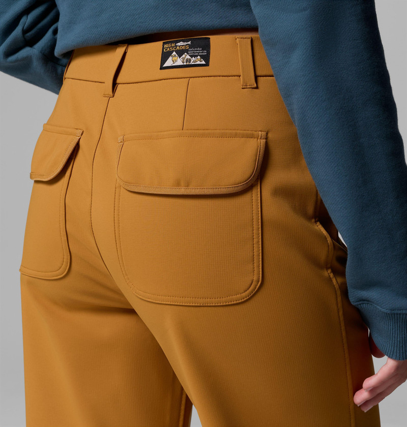 Women's High Cascades Wide Leg Softshell Pants 6
