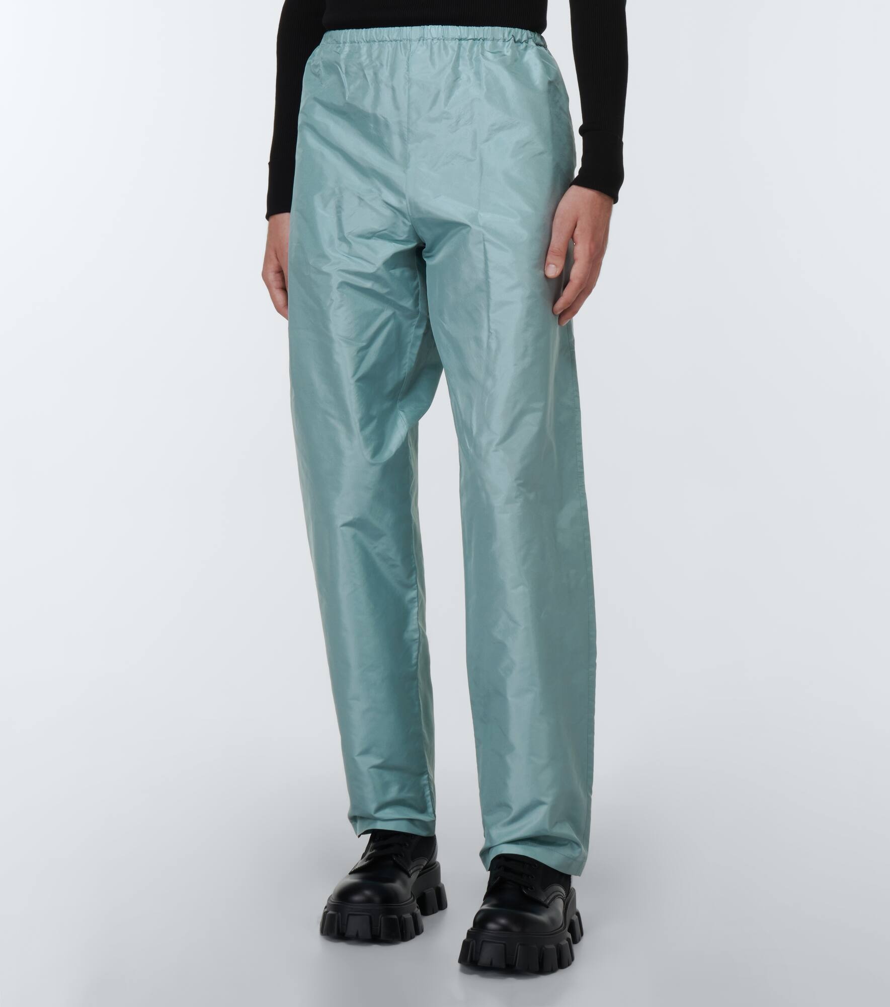 Silk wide-leg pants - 3