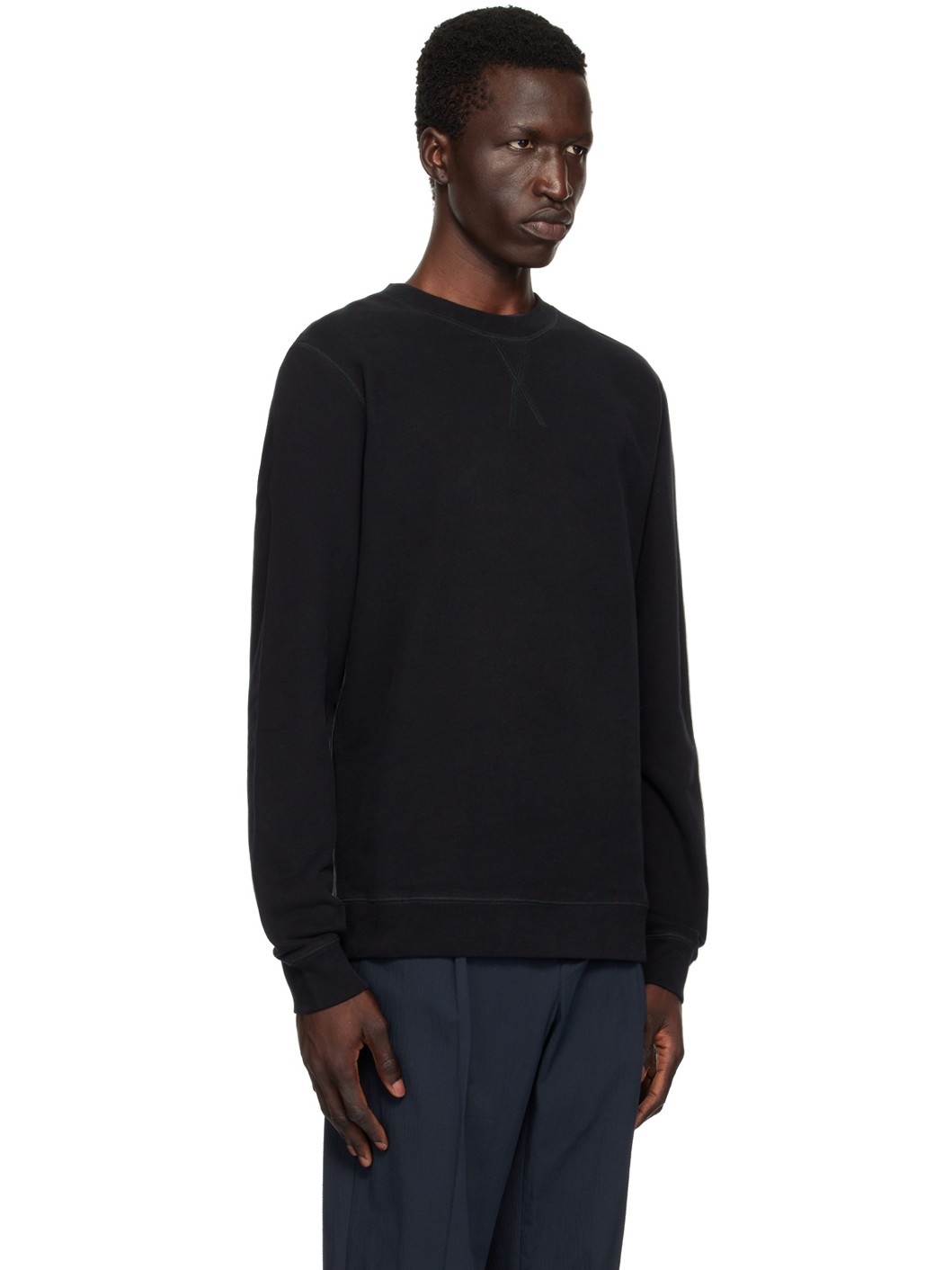 Black Loopback Sweatshirt - 2