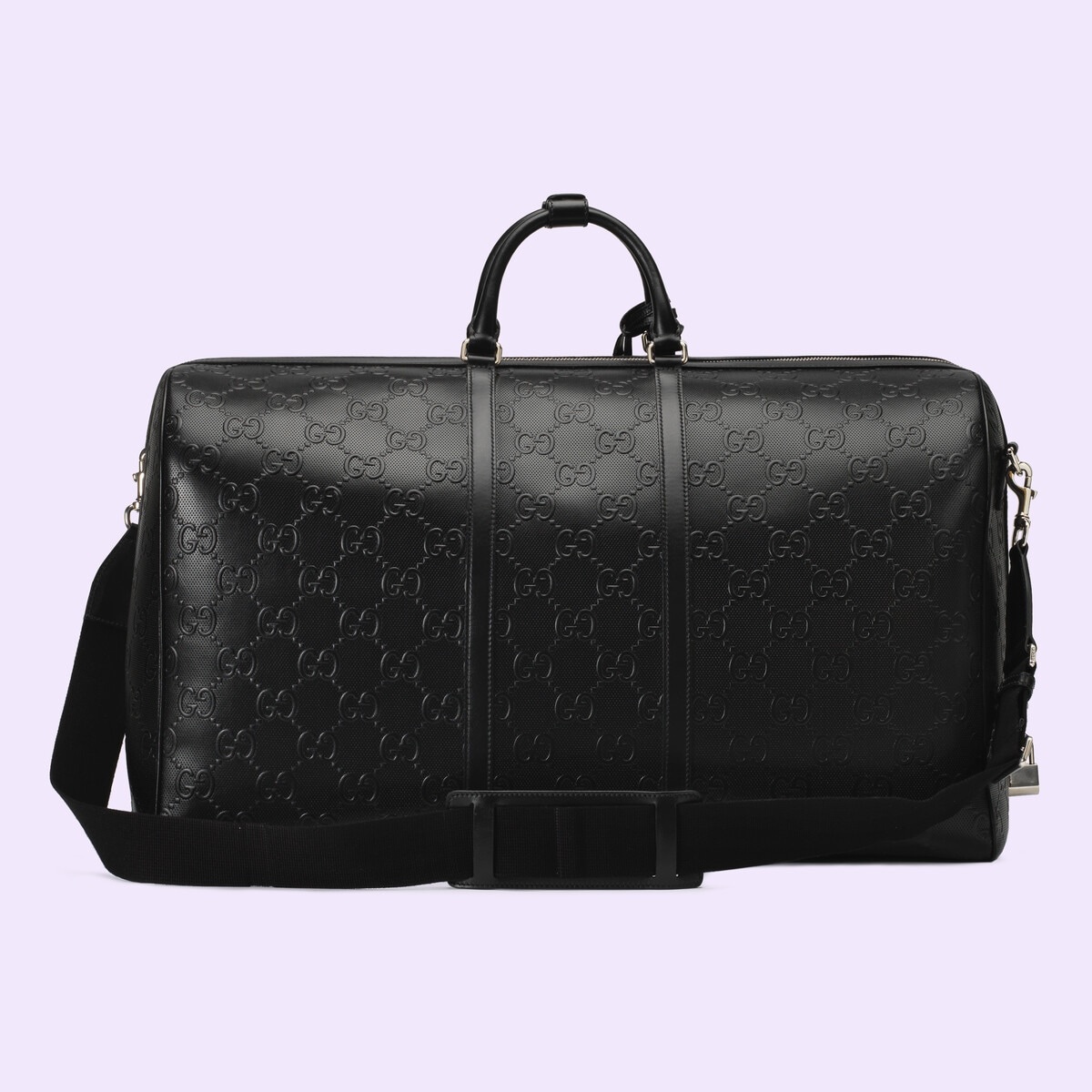 GG embossed maxi duffle bag - 4