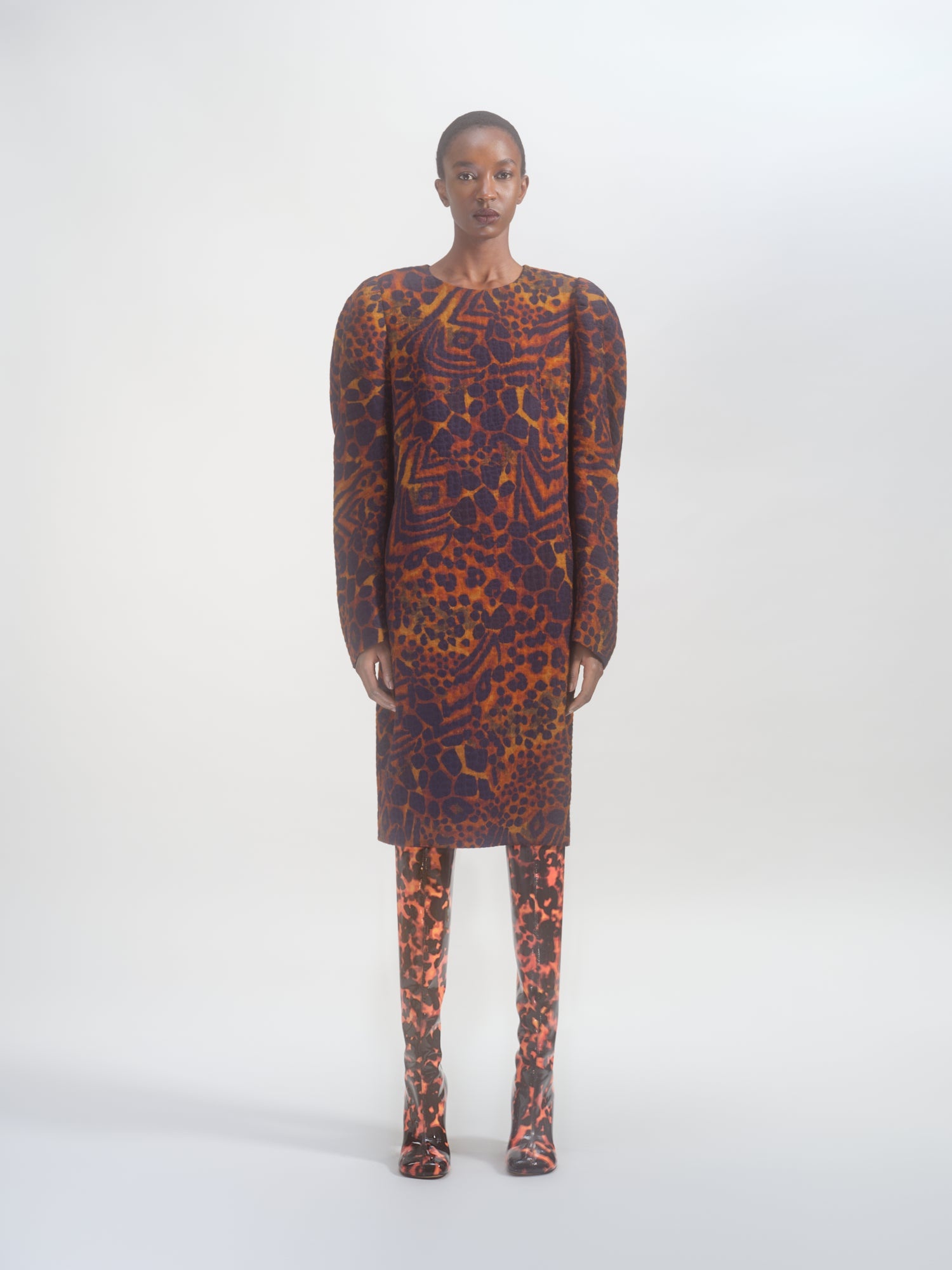 LEOPARD SACK DRESS - 2