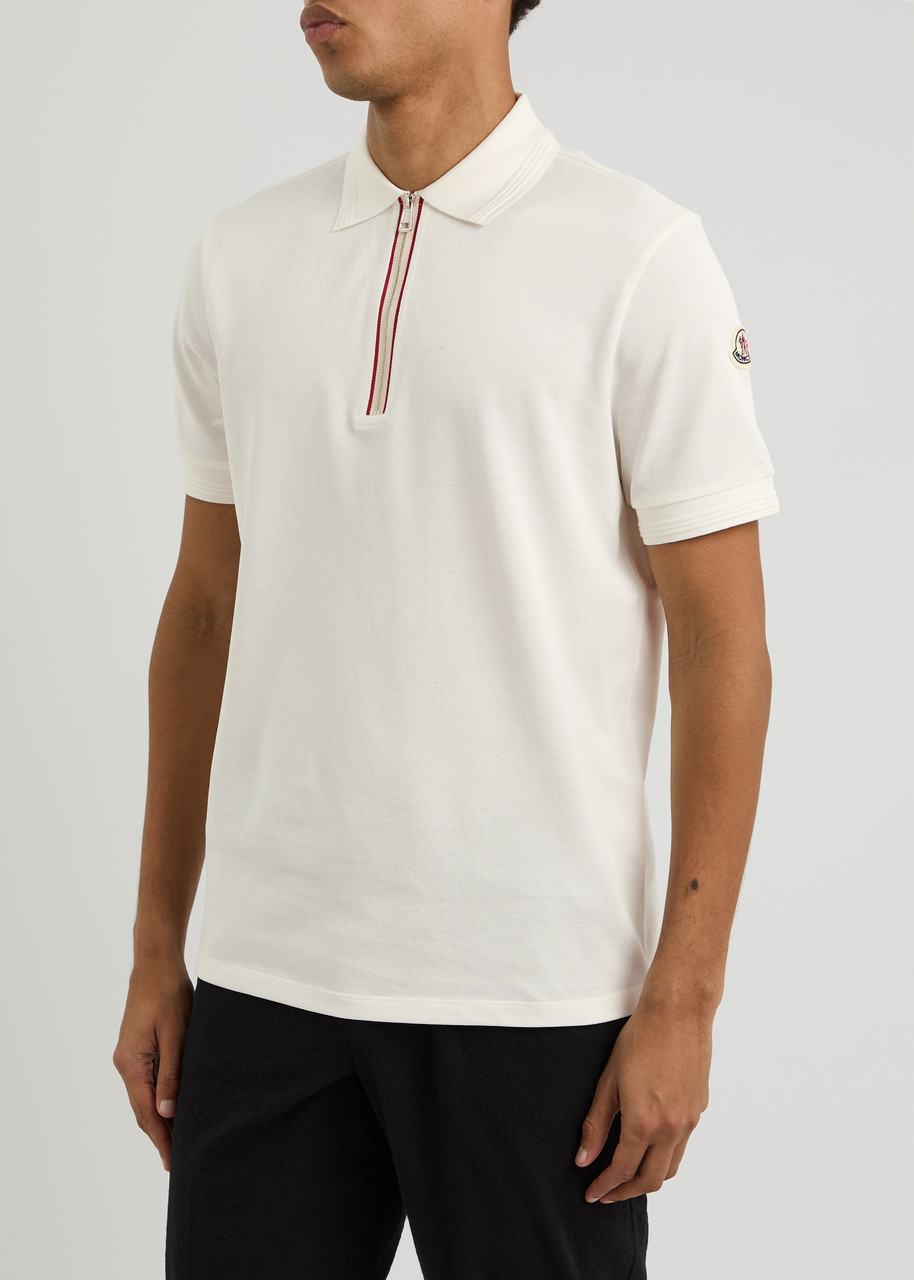 Moncler Half-zip Piqué Cotton Shirt - 2