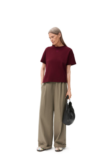 Loewe Asymmetric T-shirt in cotton blend outlook