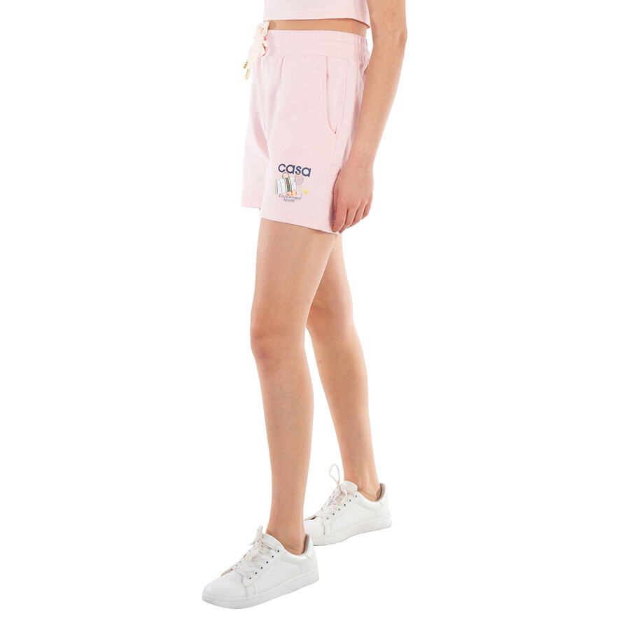 Casablanca Logo-Print Organic Cotton Shorts - 2