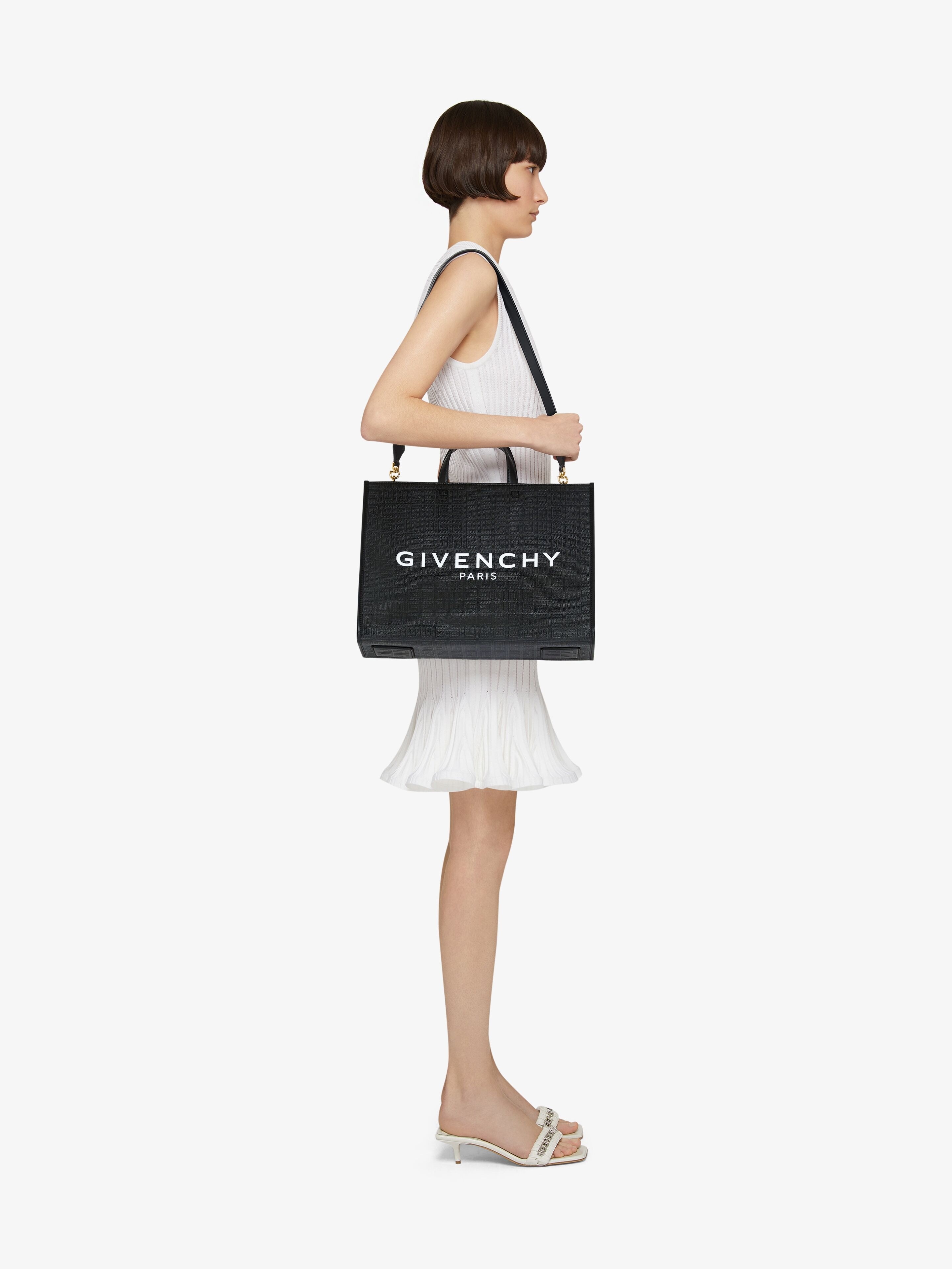 MEDIUM G-TOTE SHOPPING BAG IN 4G COATED CANVAS - 2
