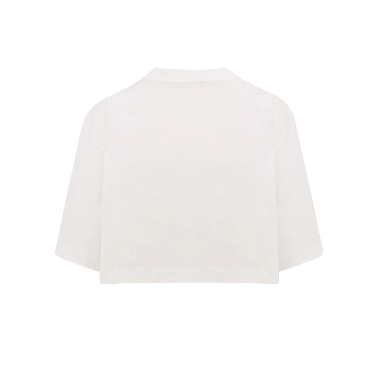 MARNI CROPPED LOGO T-SHIRT - 2