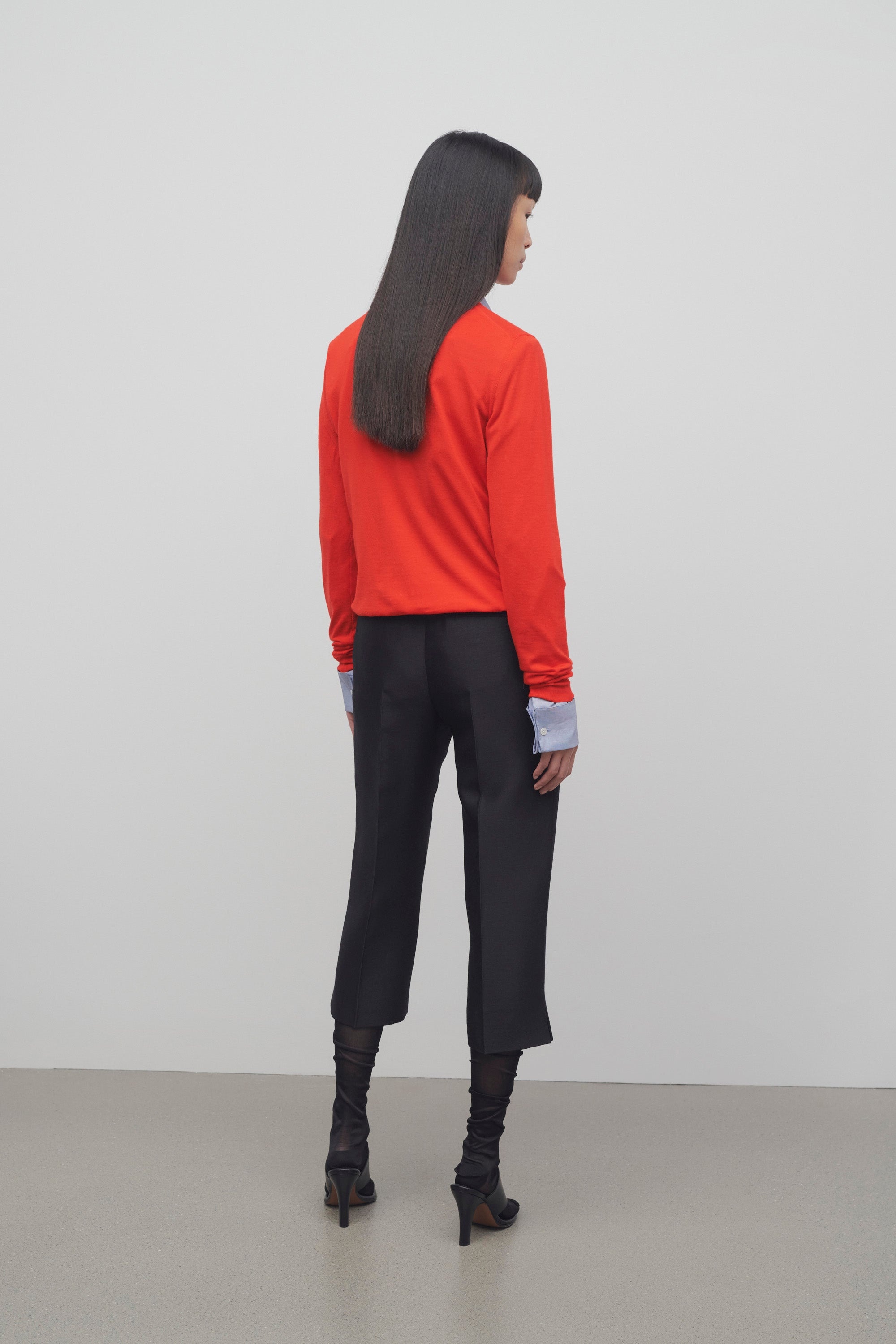 Adelie Pant in Wool and Silk - 5