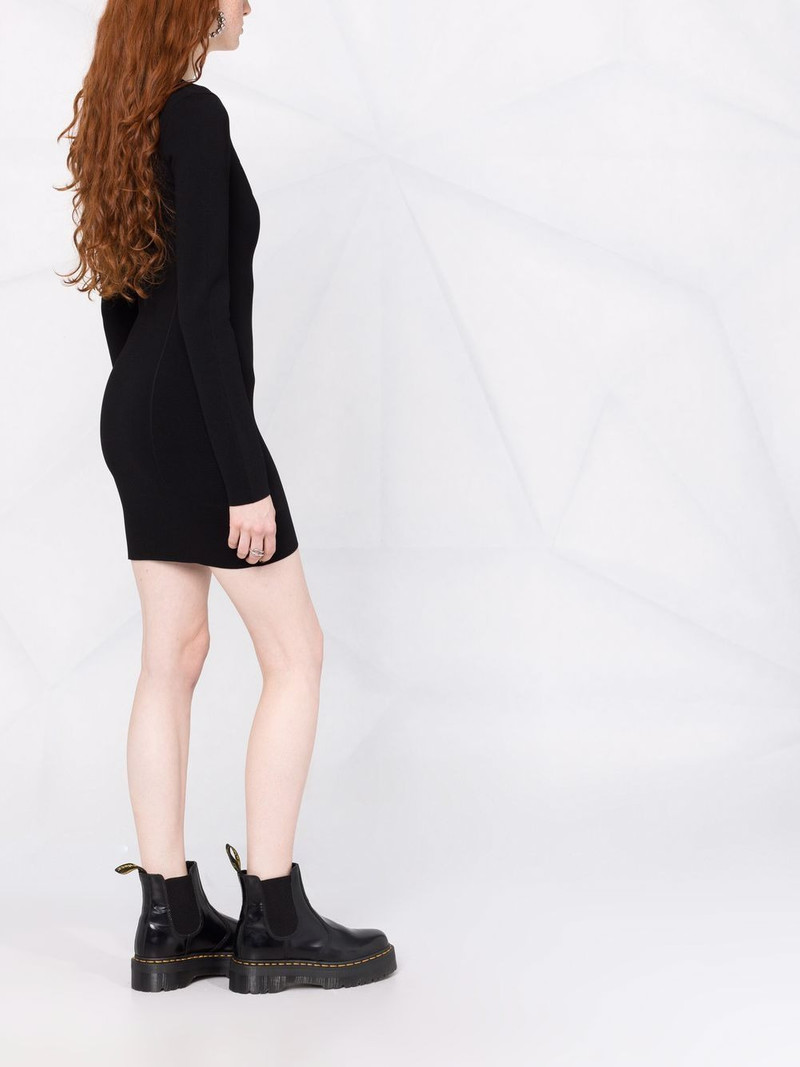 Villar long-sleeve mini dress 4