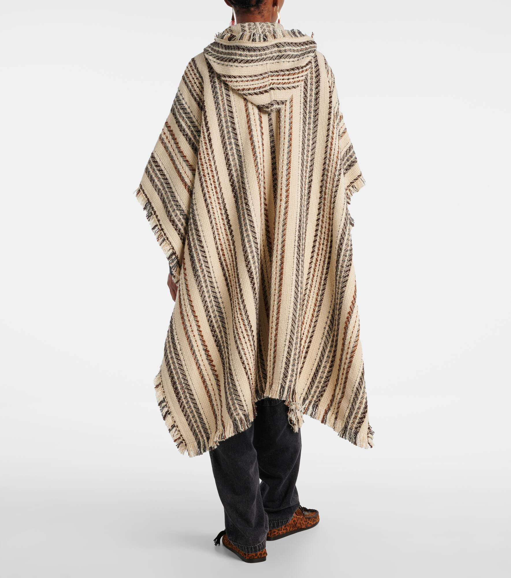 Iseline striped poncho - 3