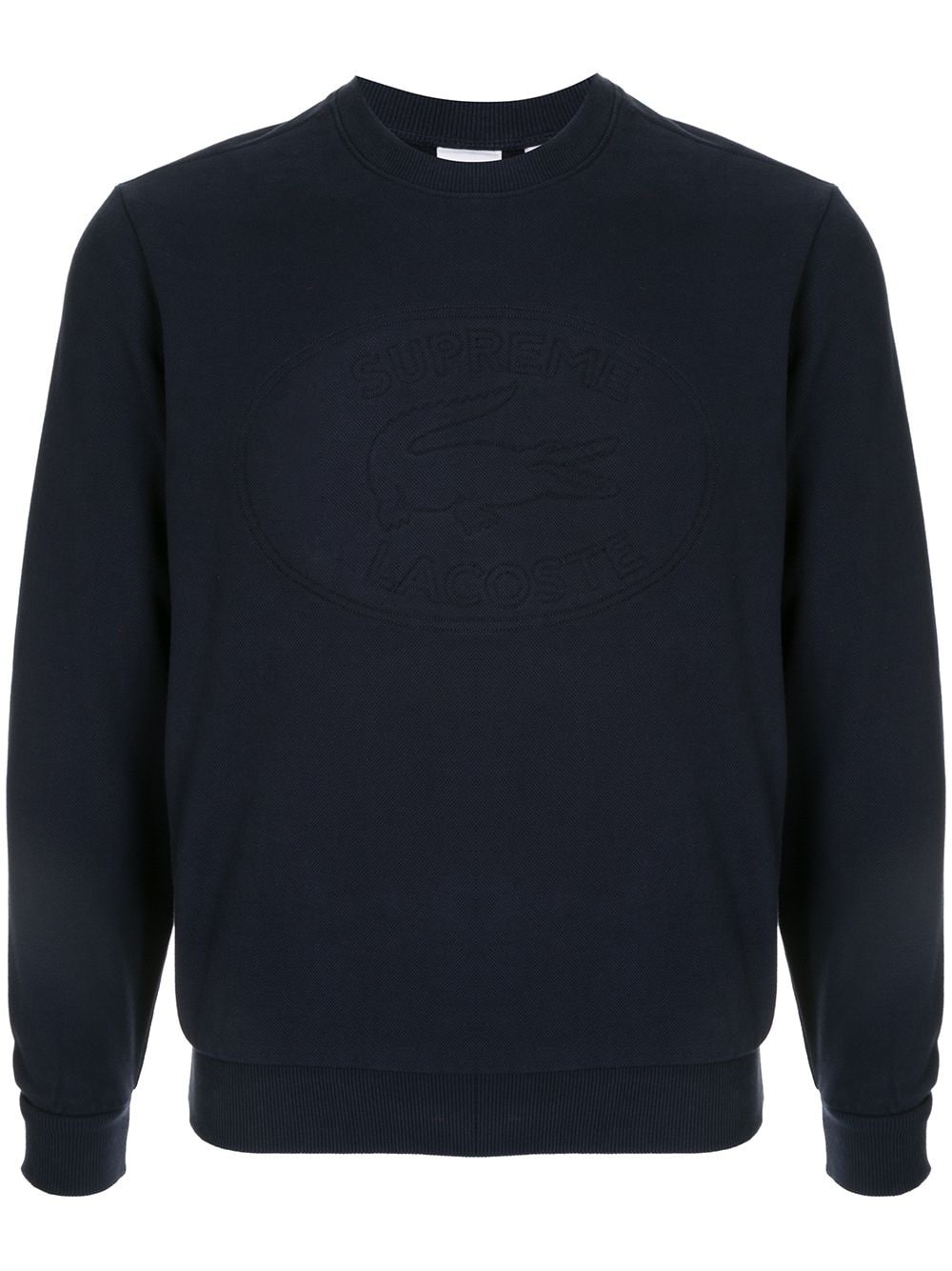 x Lacoste Pique crew neck sweatshirt - 1