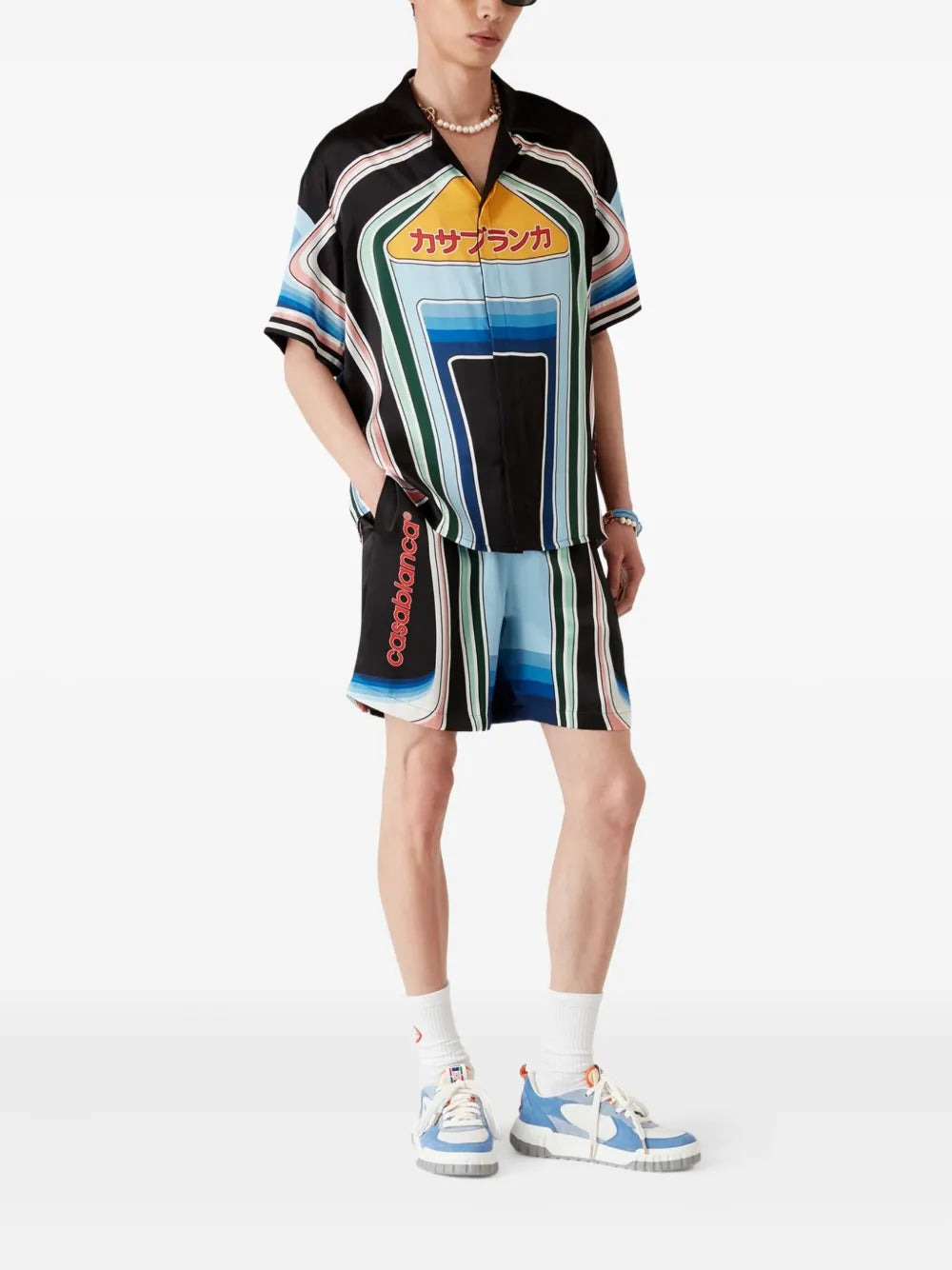 Graphic Mountain Shorts - 2