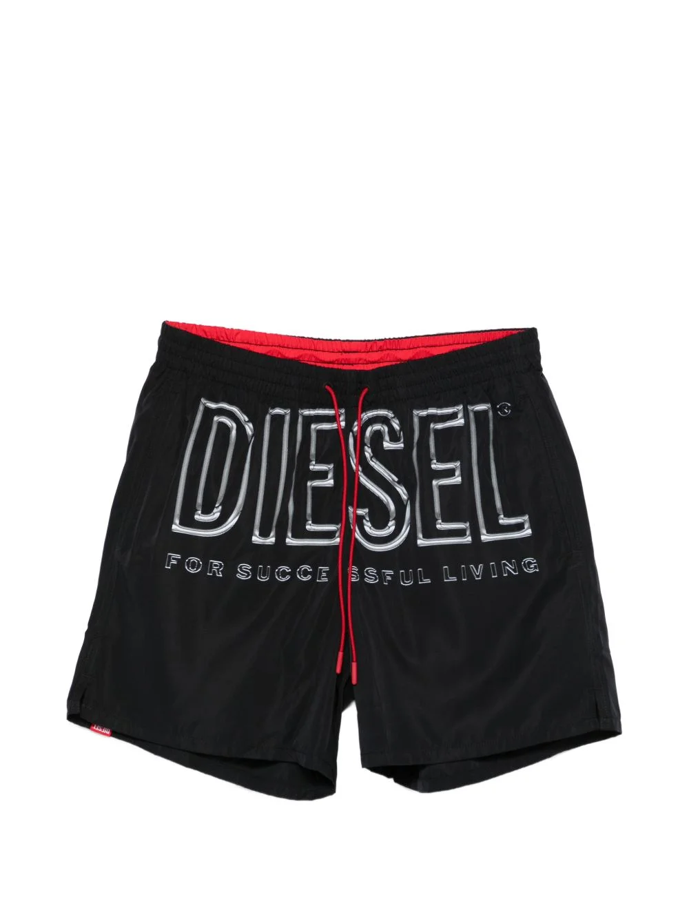 logo-print swim shorts - 1