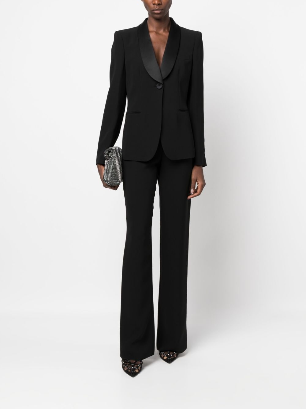 single-breasted trouser suit - 2