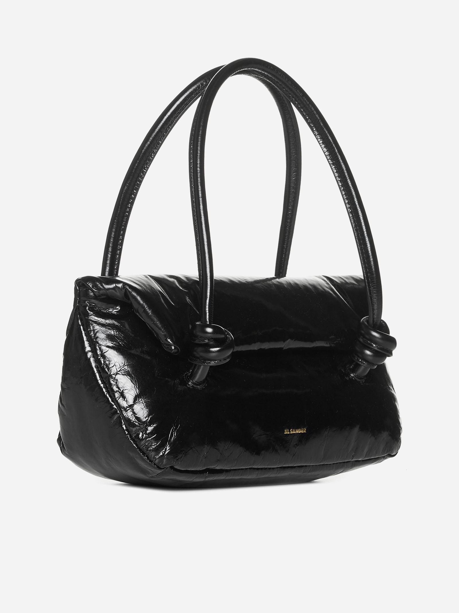 Knot patent leather small bag - 3