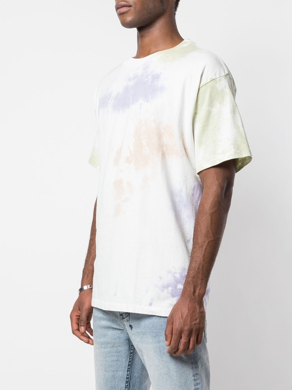 crew neck tie-dye print T-shirt - 3