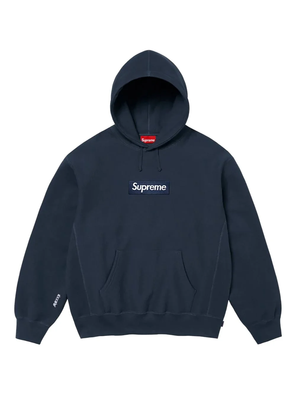 box logo hooded sweatshirt - 1