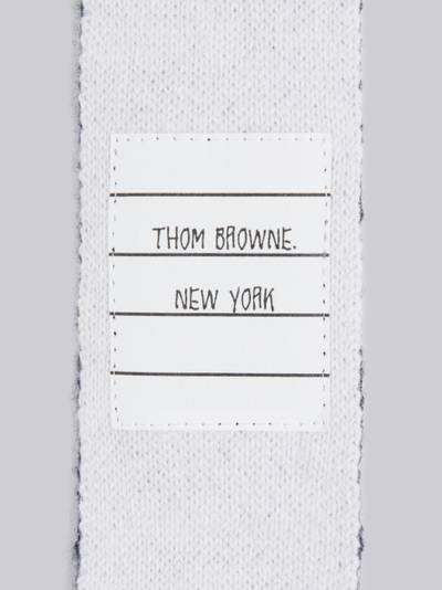 Thom Browne Navy Cashmere Knit 4-Bar Tie outlook