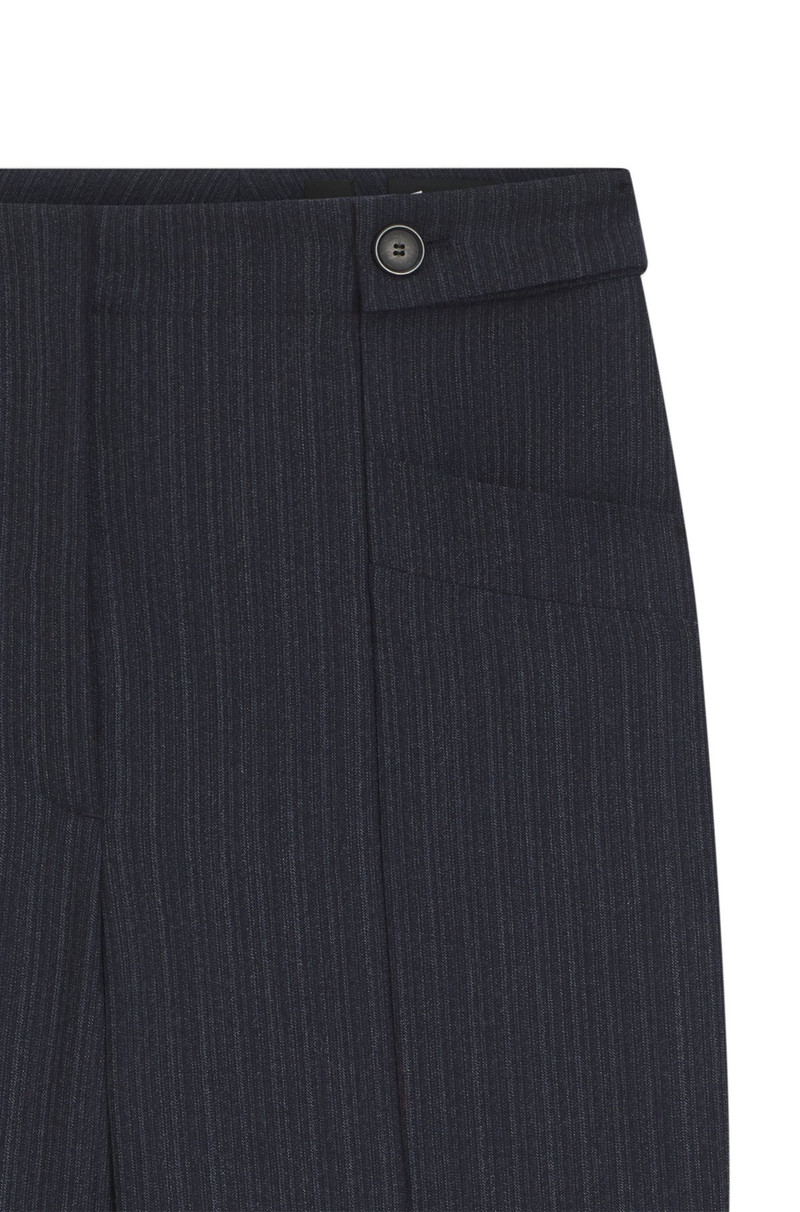 REGULAR-FIT BOOTCUT PANTS IN PATTERNED VIRGIN WOOL 6
