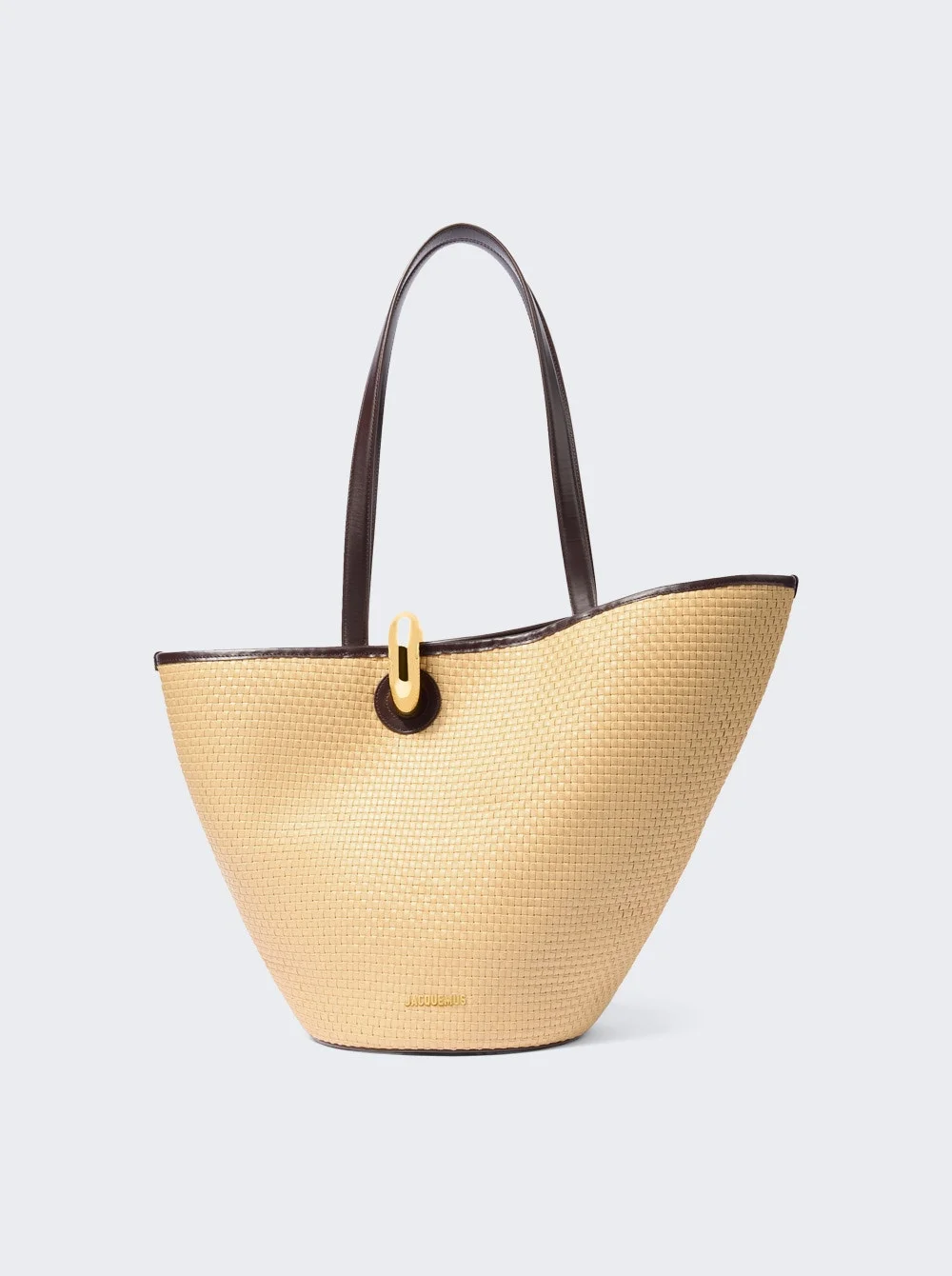 Le Bambola Bucket Bag Natural And Dark Brown - 1