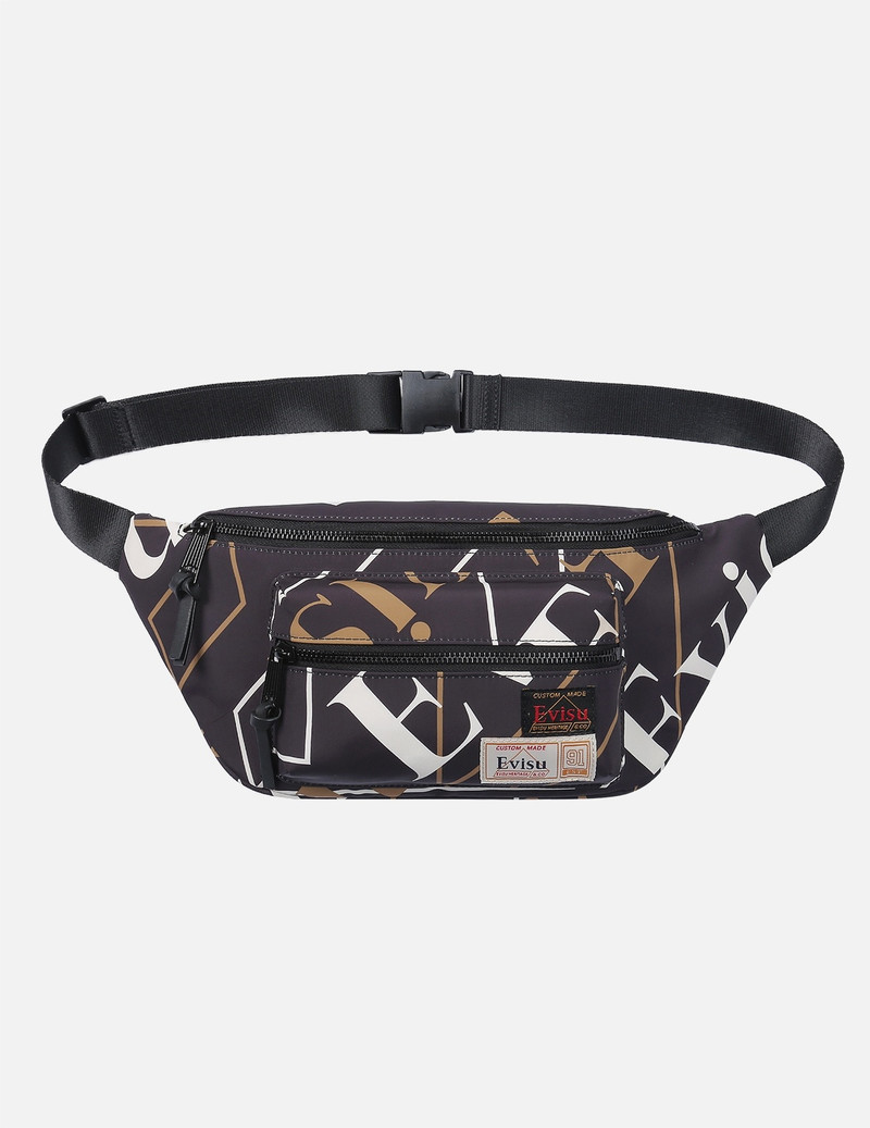 LOGO MONOGRAM PRINT BELT BAG 3