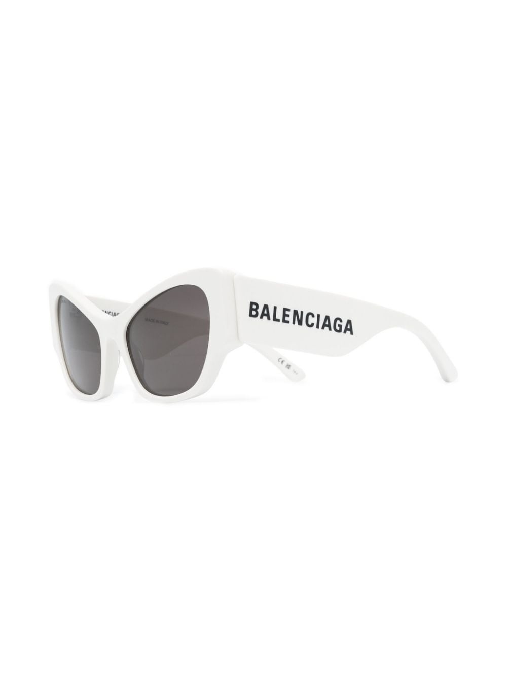 enamelled-logo cat-eye frame sunglasses - 2