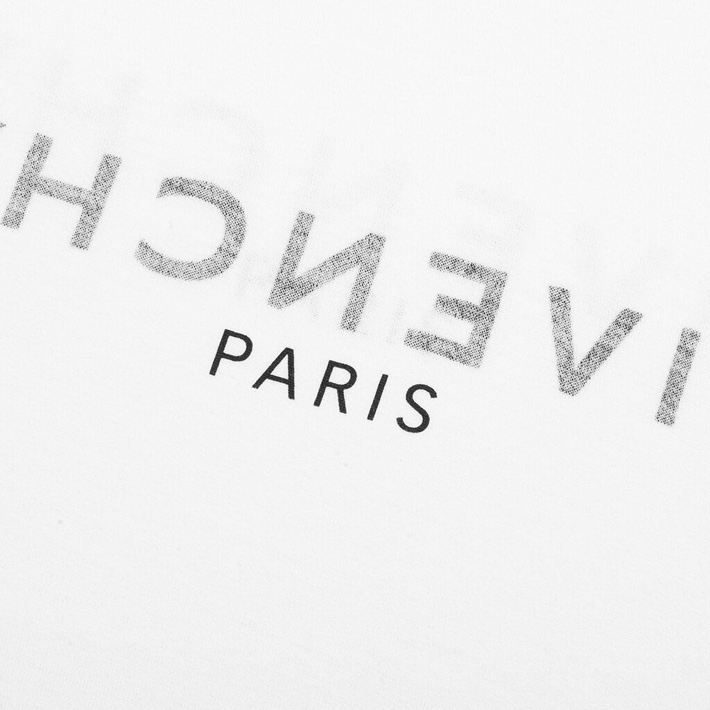 GIVENCHY SLIM FIT REVERSE PRINT T-SHIRT - WHITE - 4
