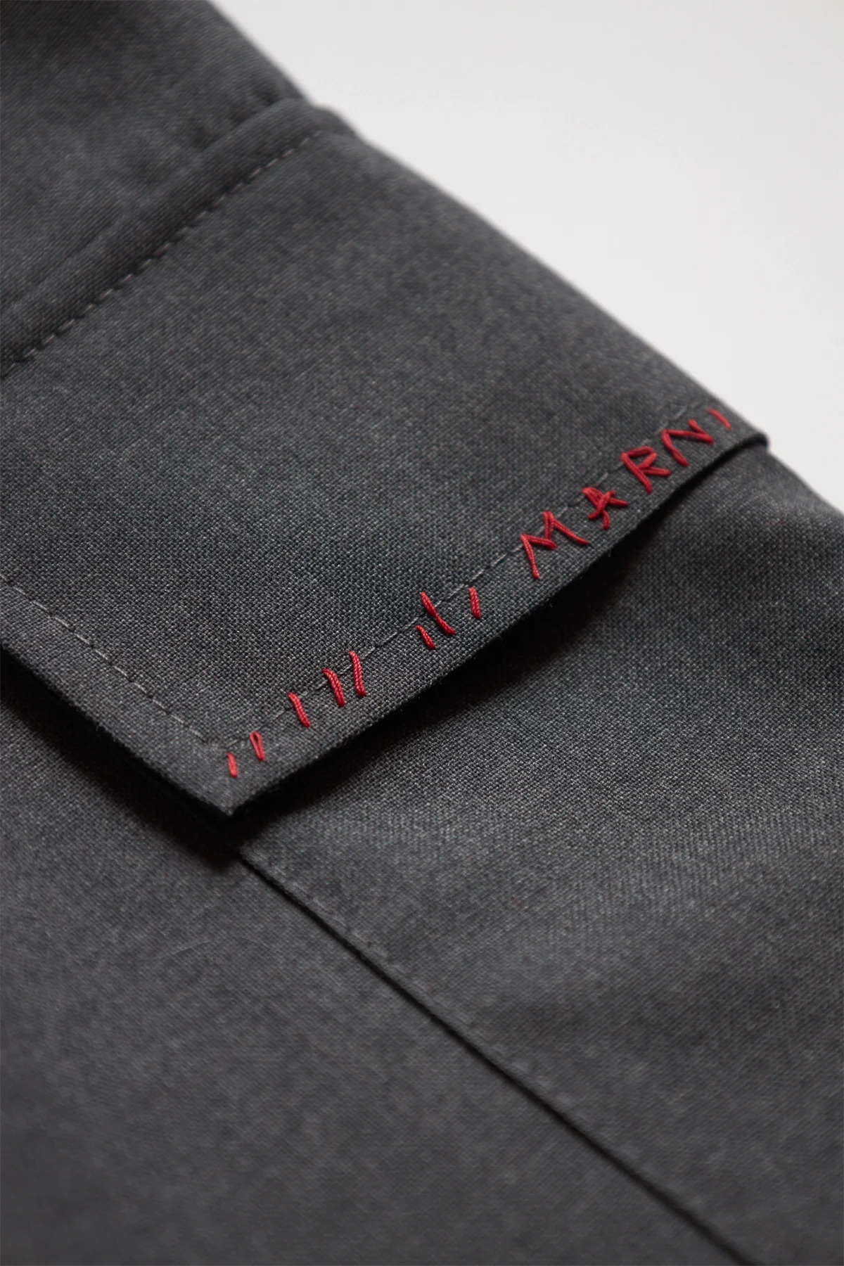 Marni Wool Trousers With Cargo Pocket - 3