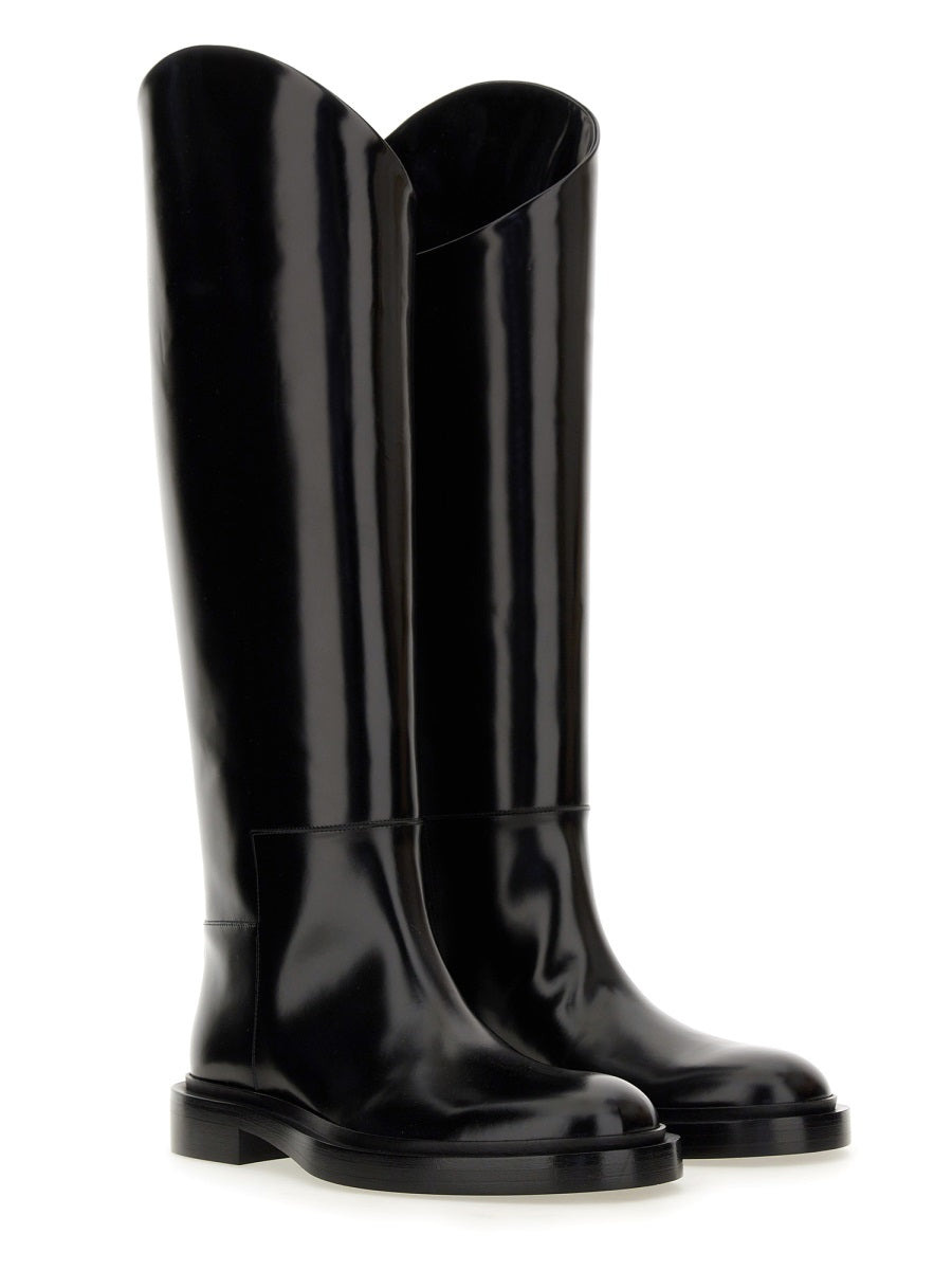 Jil Sander Women Leather Boot - 4