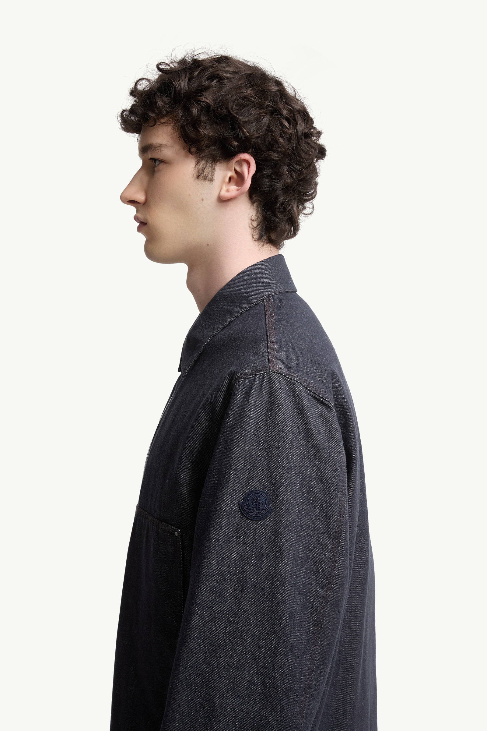 Ormoy Denim Down Shirt Jacket - 4