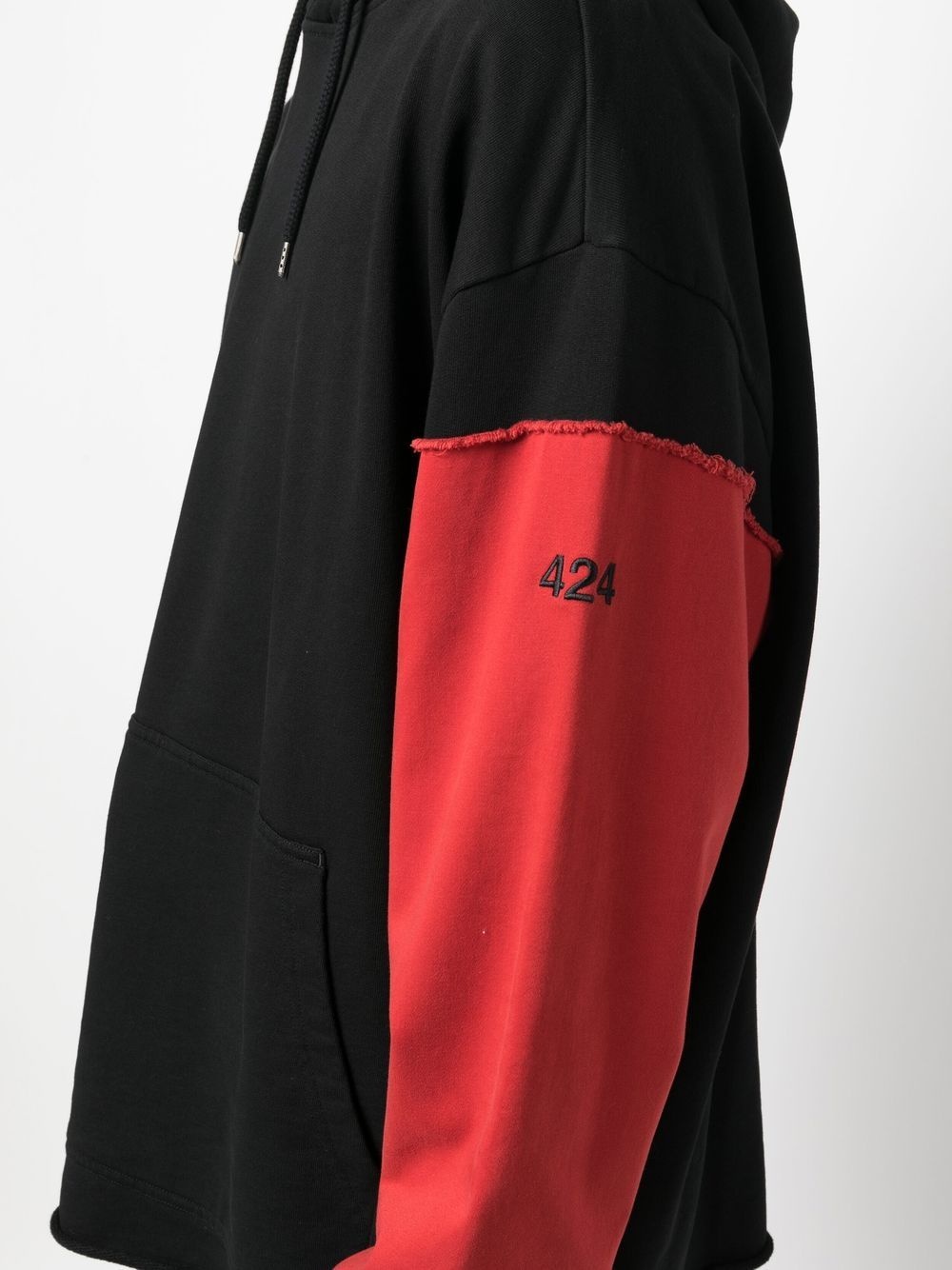 drawstring cotton hoodie - 5
