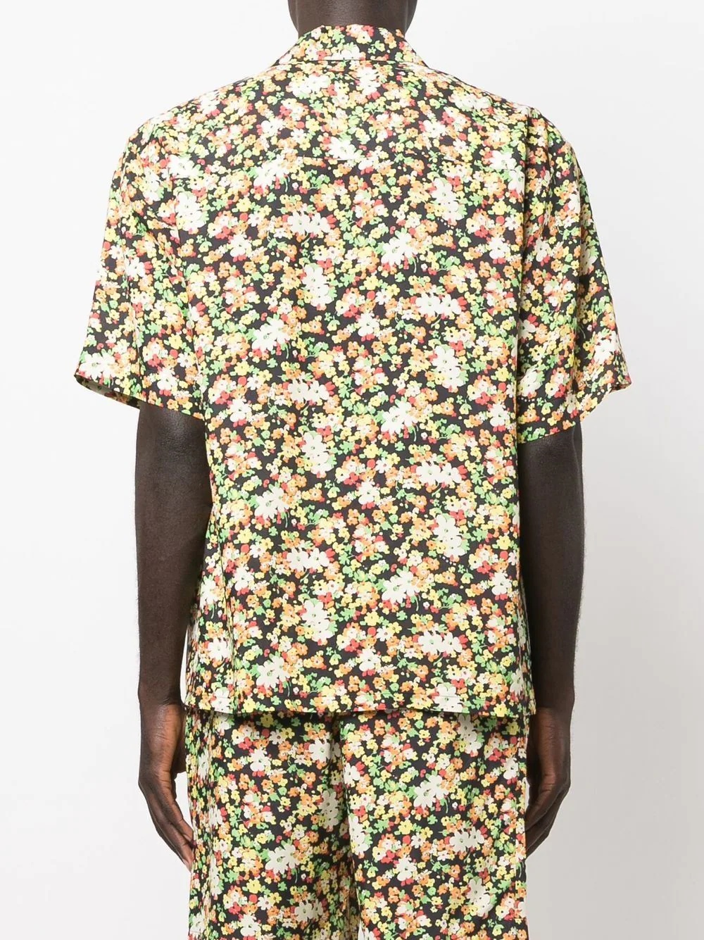 floral short-sleeve shirt - 4