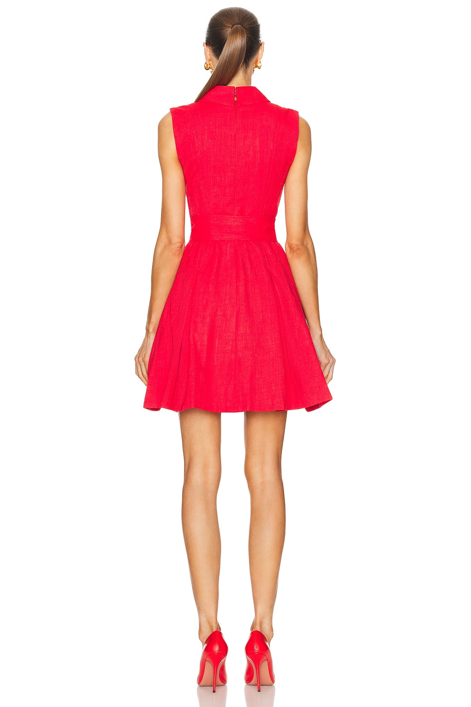 Pleated Mini Dress - 3