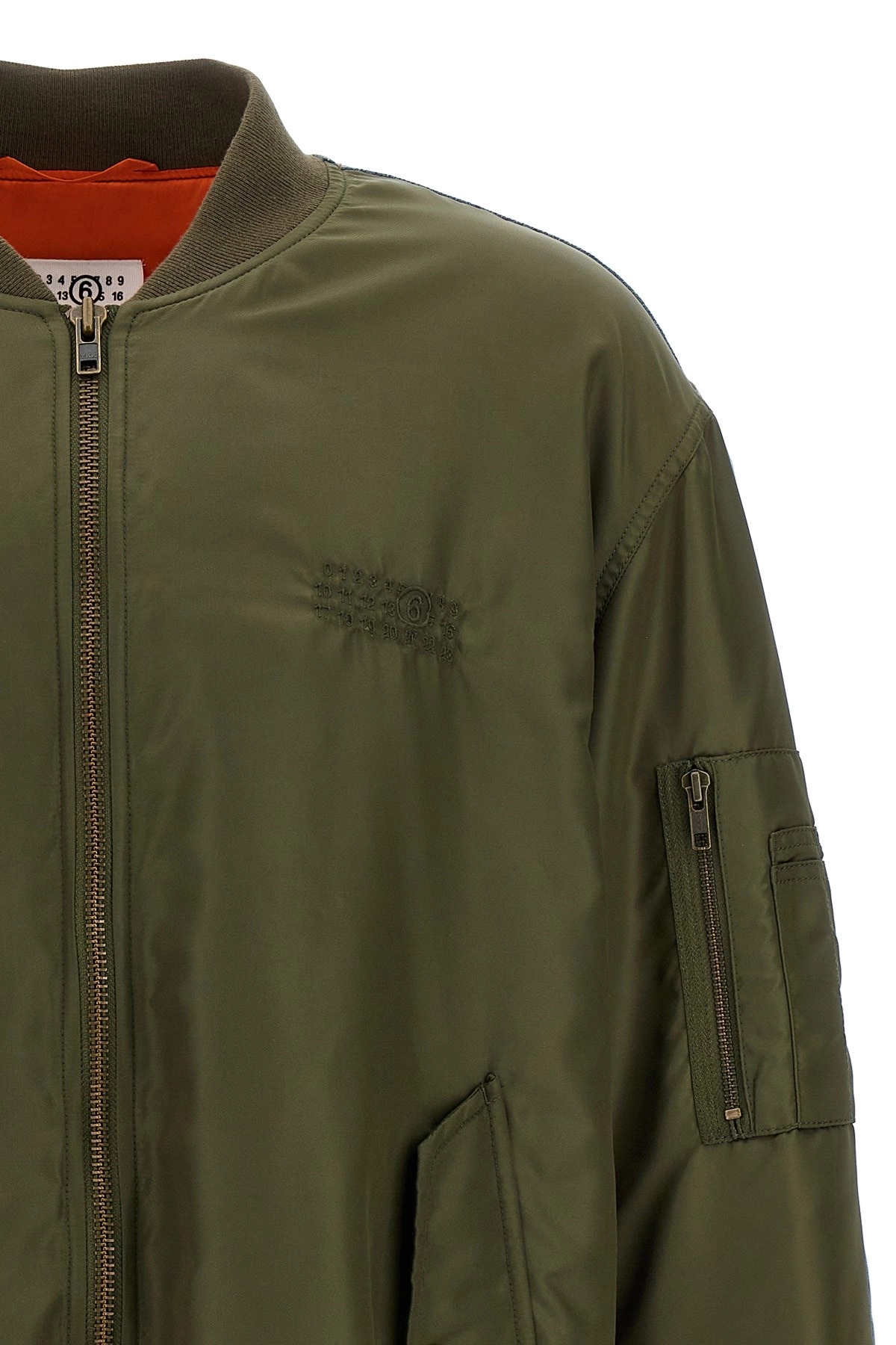 Bimaterial bomber jacket - 3