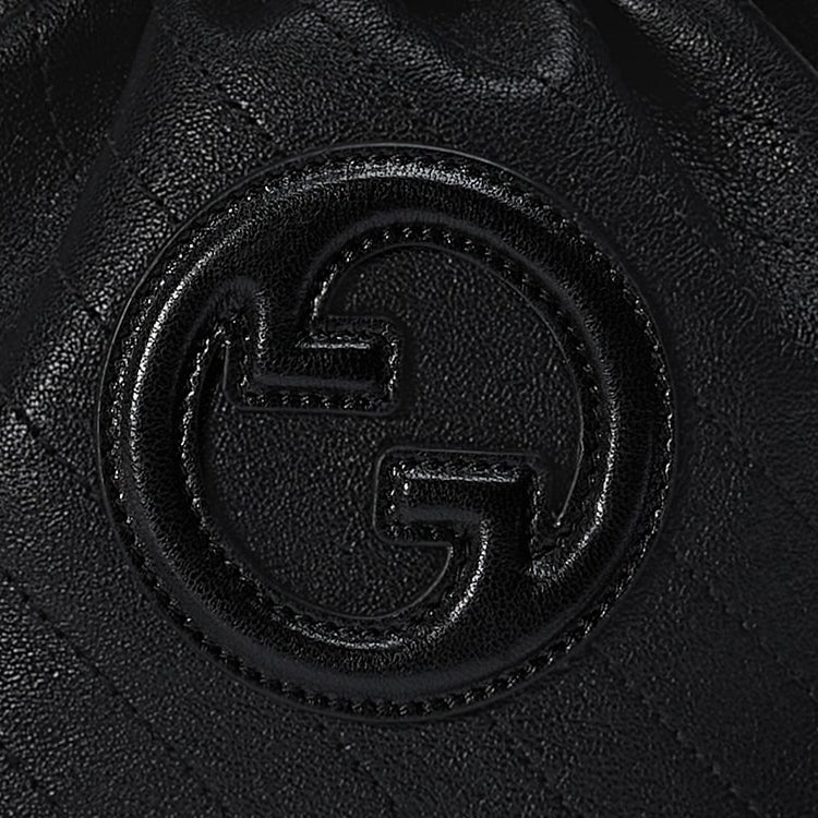 (WMNS) Gucci Blondie Mini Bucket Bag 'Black' 760313-AACP7-1000 - 8