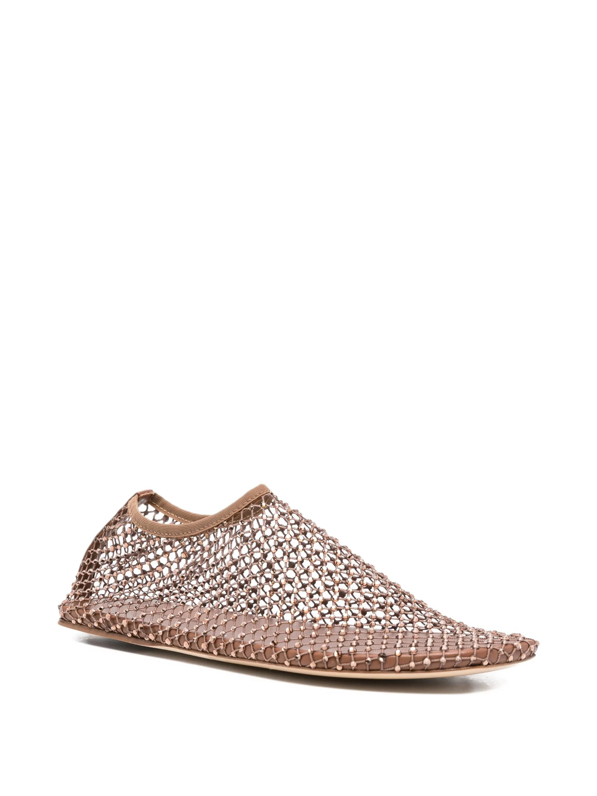 crystal-embellished ballet flats - 2