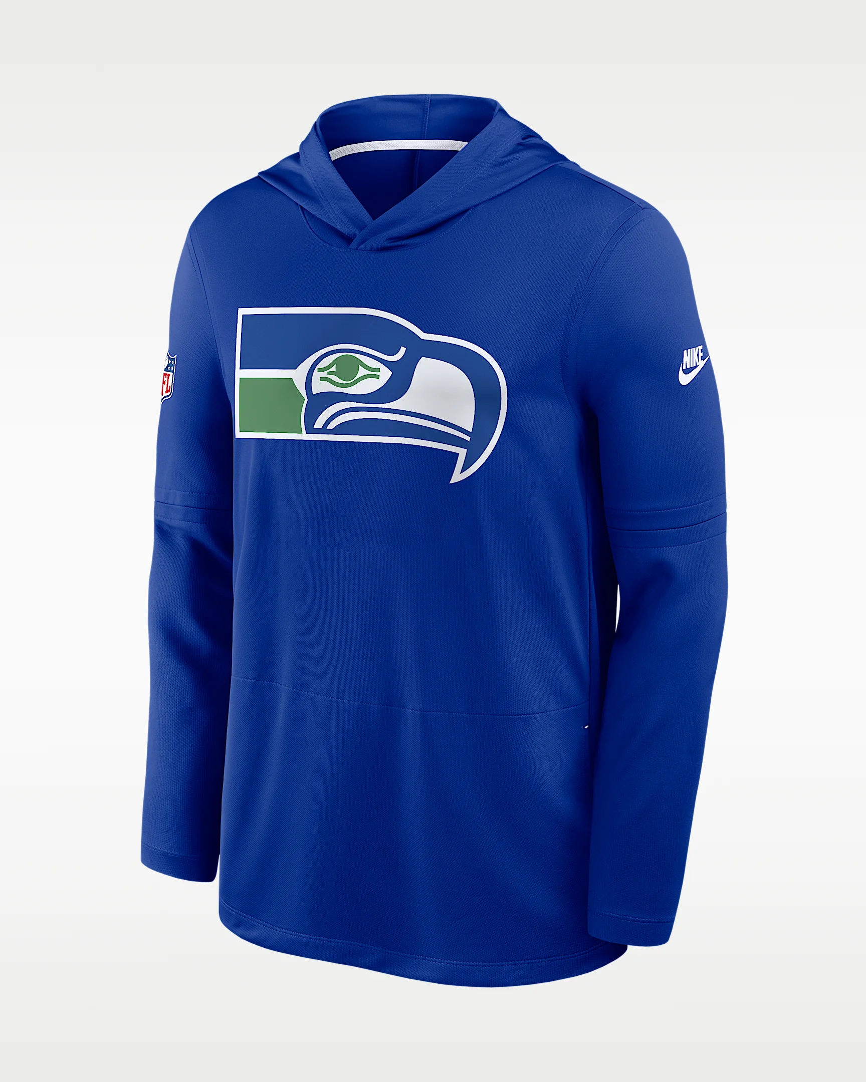 Seattle Seahawks Alt Men's Nike Dri-FIT NFL Long-Sleeve Hooded Top - 1