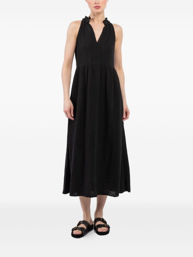 XÍRENA frill-neck sleeveless dress outlook