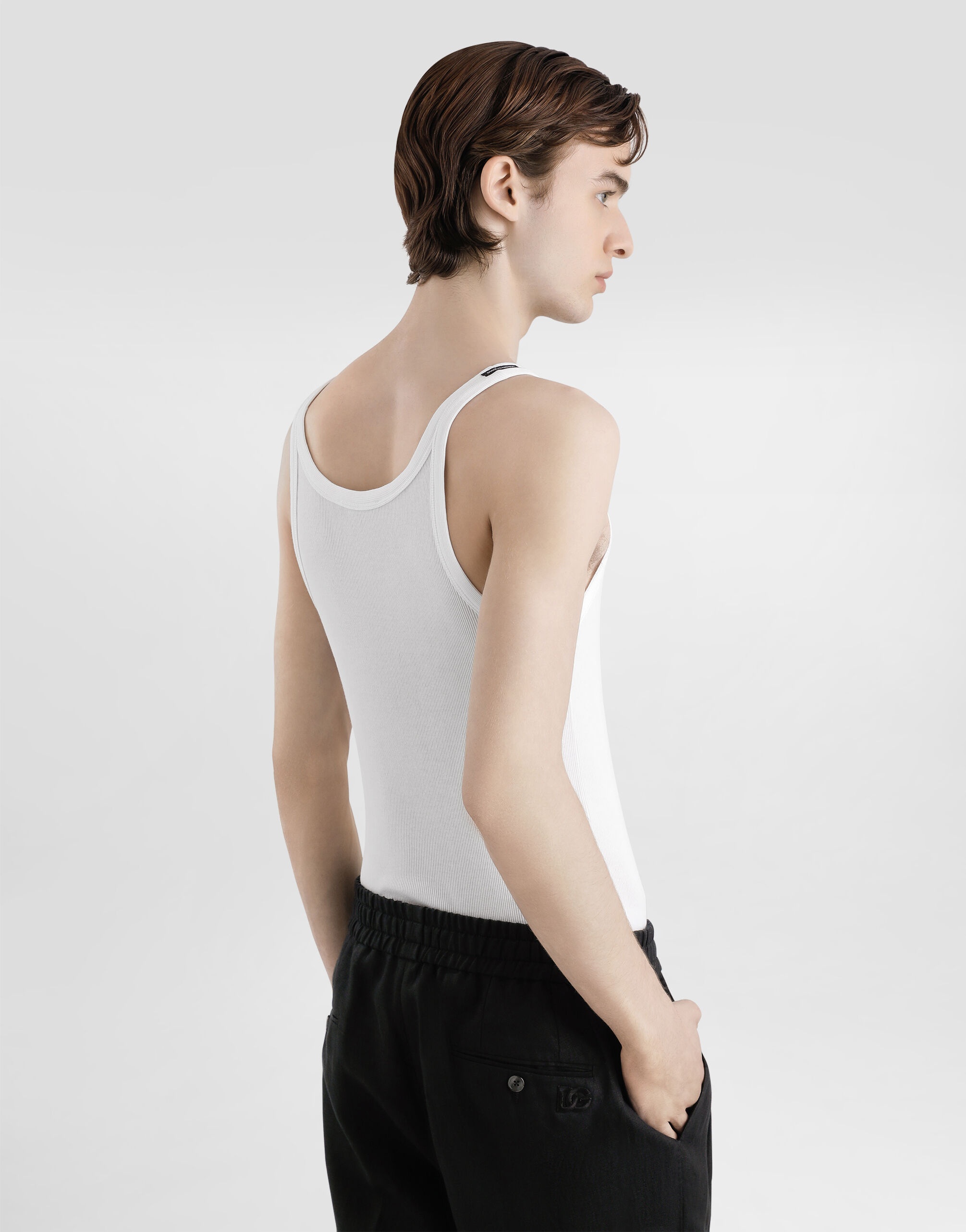 Cotton tank top with embroidery - 5