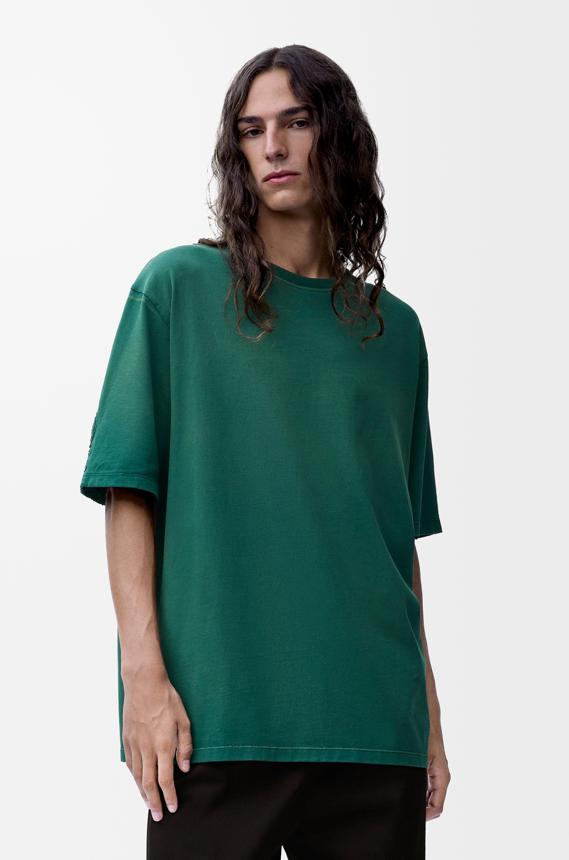 Loose fit T-shirt in cotton - 3