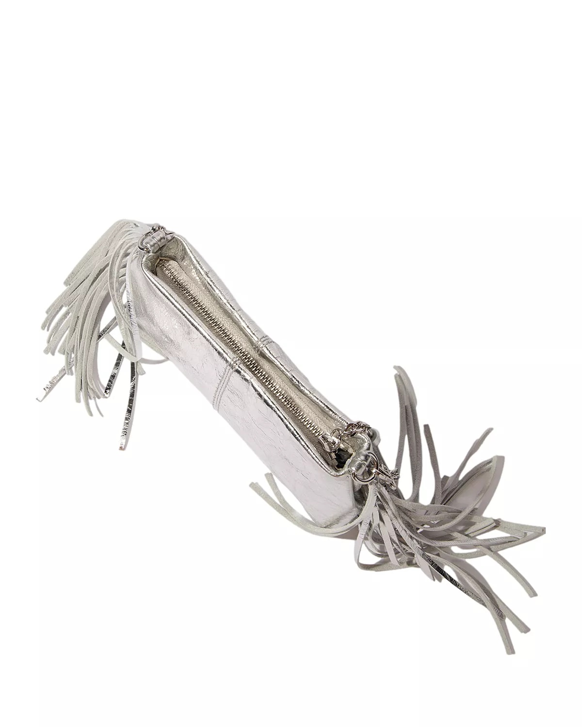 Miss M Metallic Leather Pouch - 4