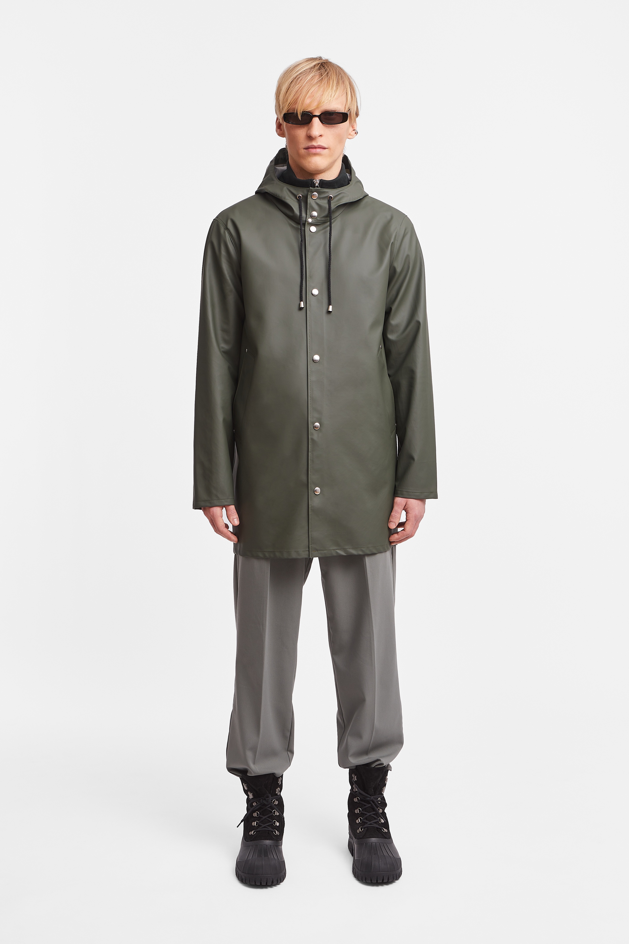 Stockholm Lightweight Raincoat Green - 2
