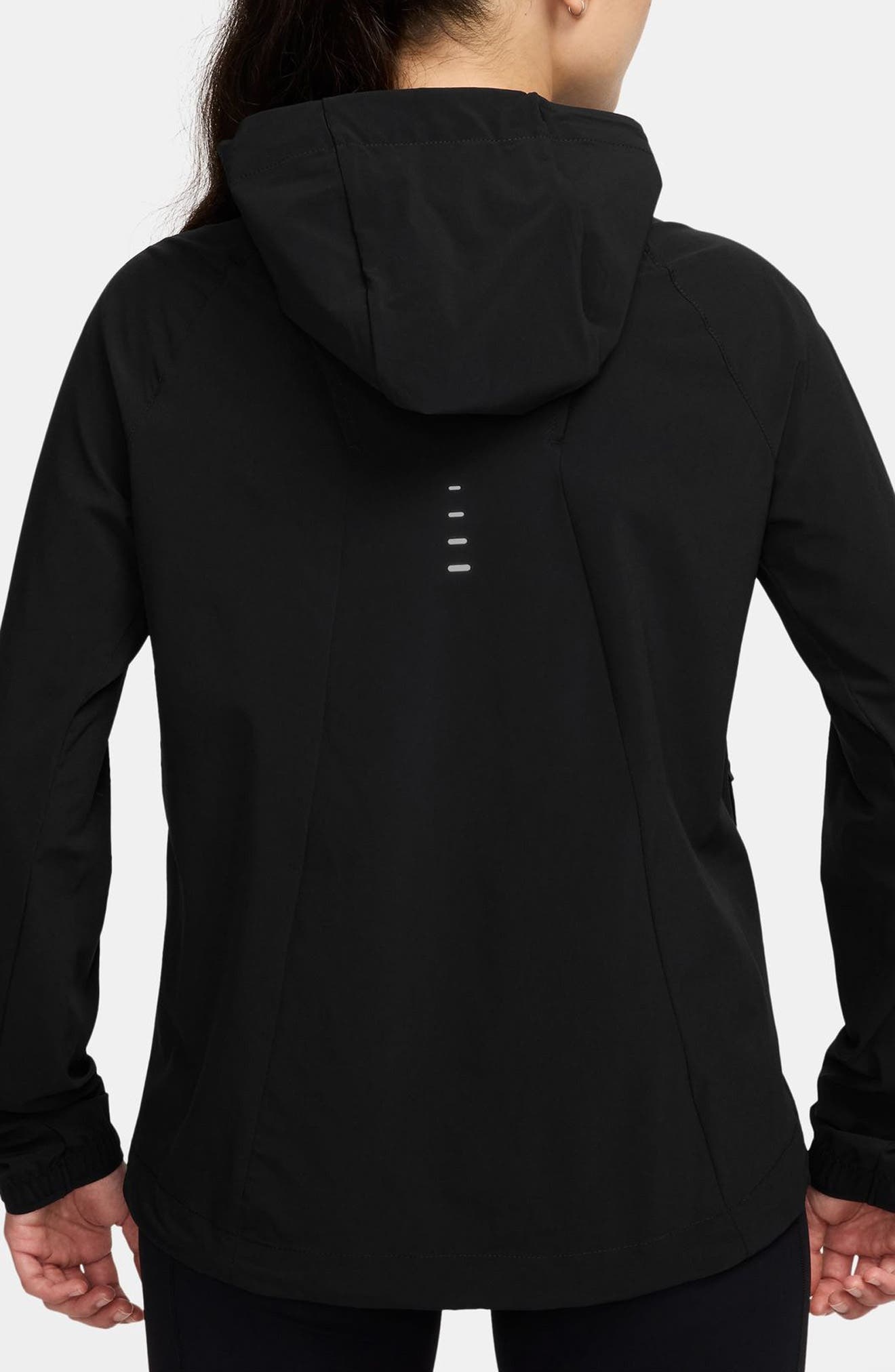 Nike Swift Repel Packable Running Jacket in 010 010 Black/reflective Silv at Nordstrom - 2
