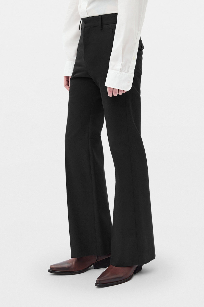 Ann Demeulemeester Stefan Flared Cropped Trousers outlook