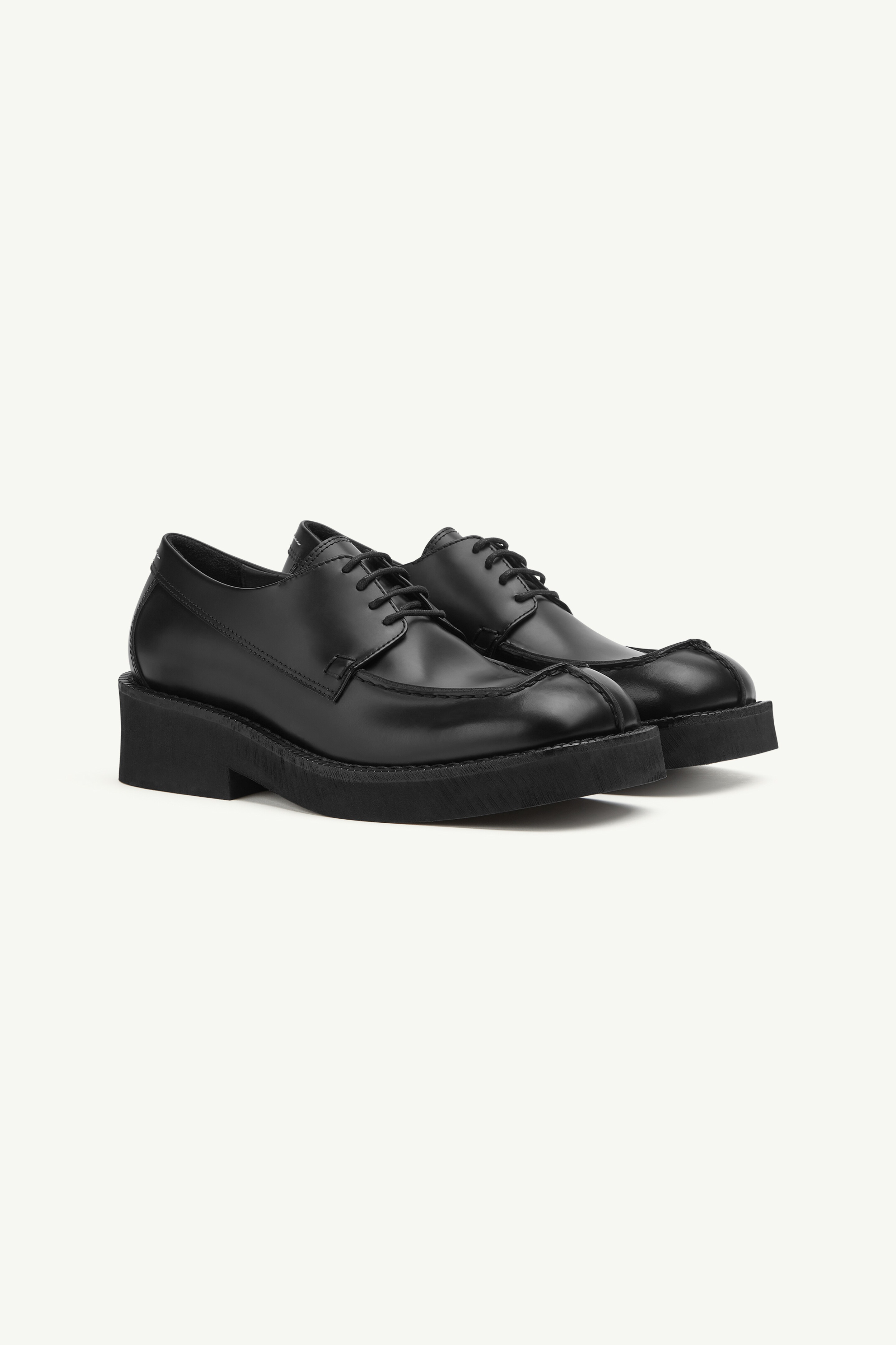 Split Toe Lace-up Shoes - 2