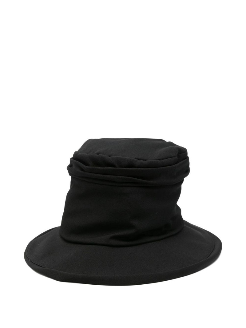 ruched-detail hat 1