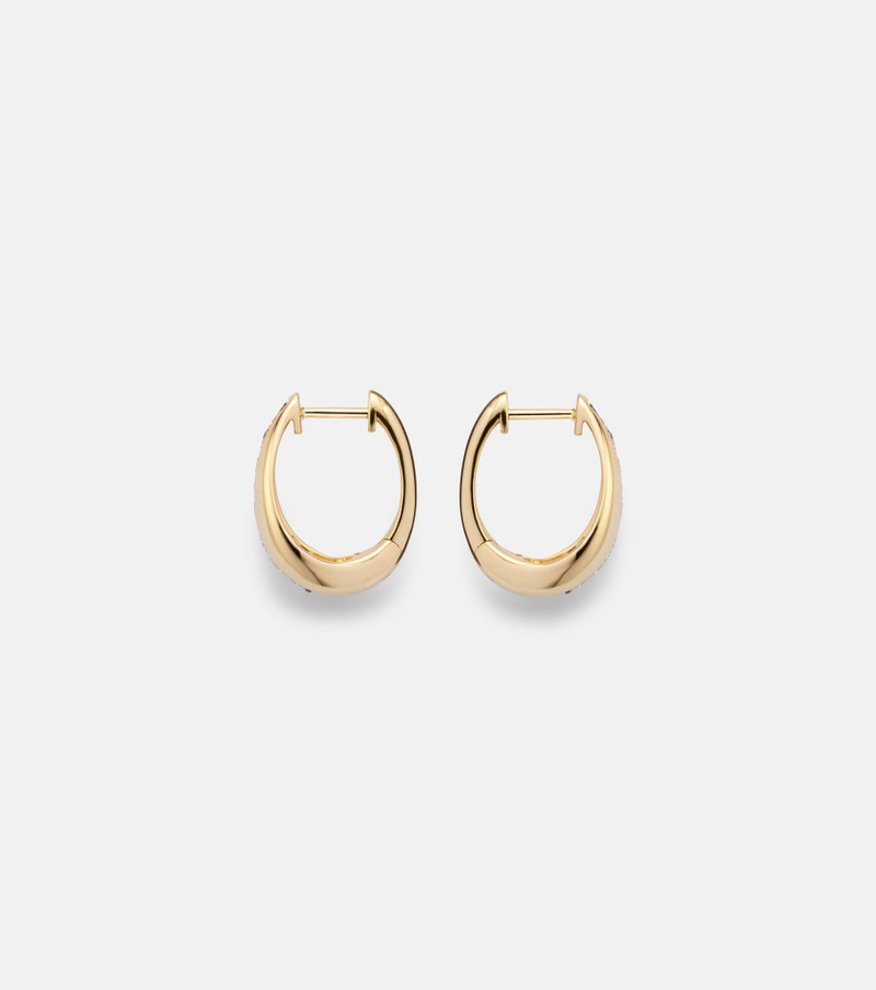The Night Call 10kt gold earrings with diamonds 4