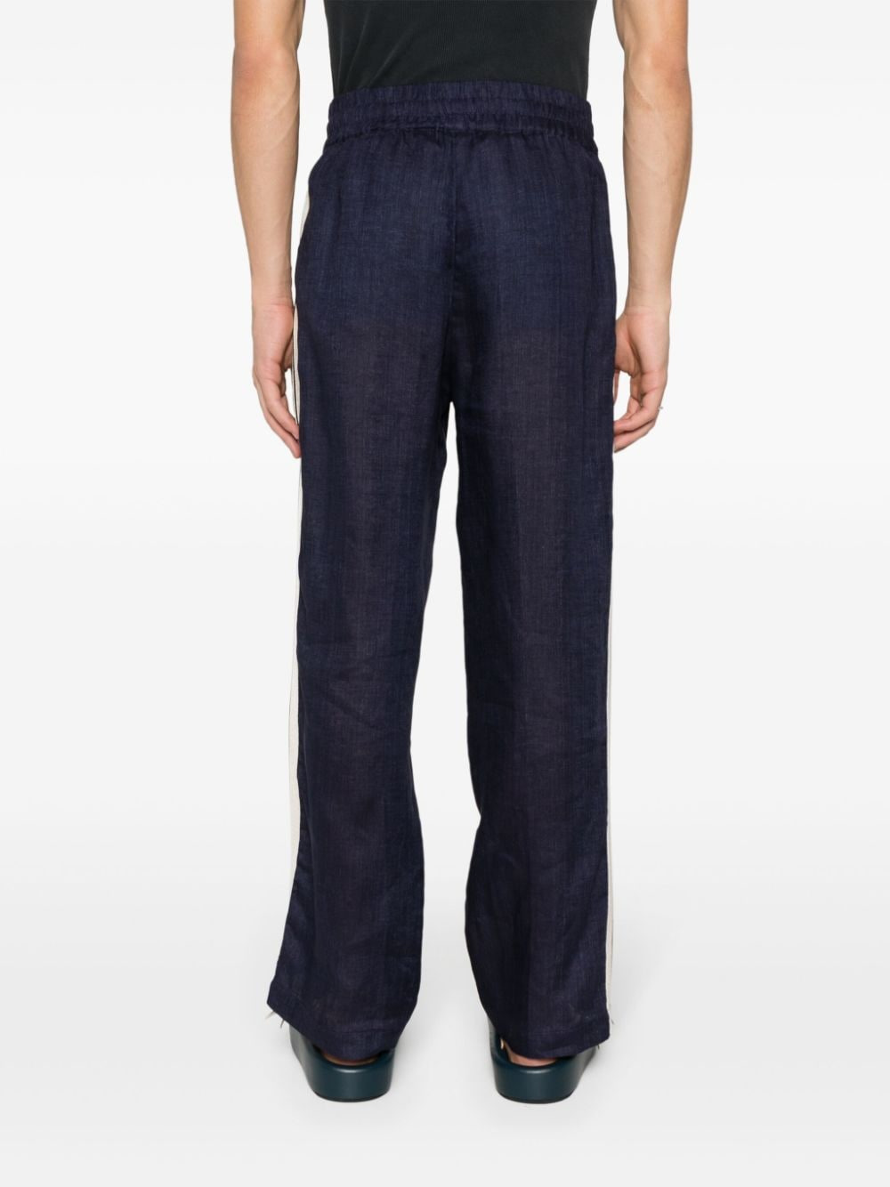 Palm Angels Men Logo Pants - 2