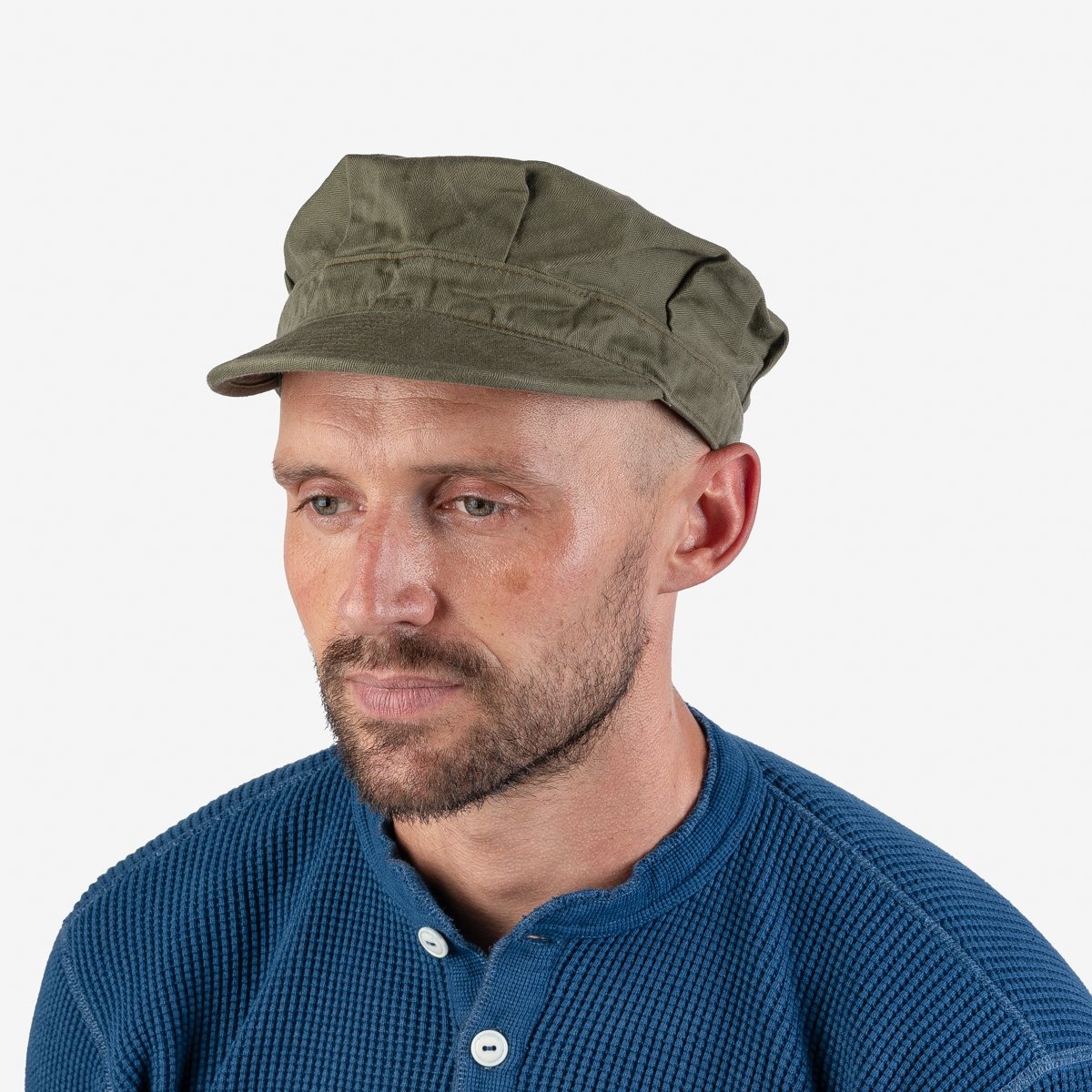 PN-0049 Papa Nui - Chesty Cap - Olive Drab HBT - 3